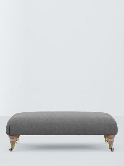 John Lewis Otley Footstool, Castor Feet - view 2, 