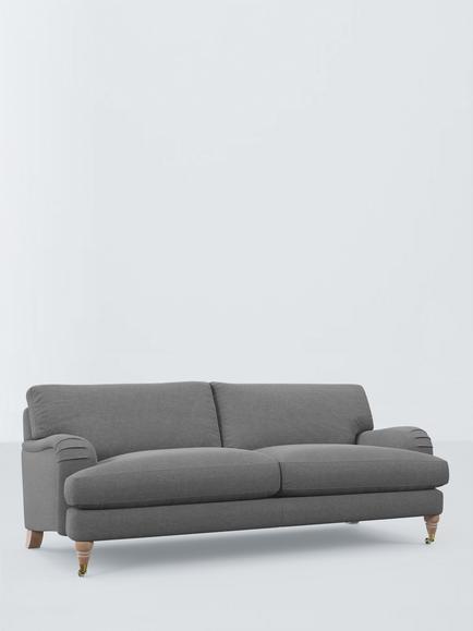 John Lewis Otley Grand 4 Seater Sofa, Castor Feet, 