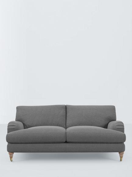 John Lewis Otley Large 3 Seater Sofa, Castor Feet - view 2, 