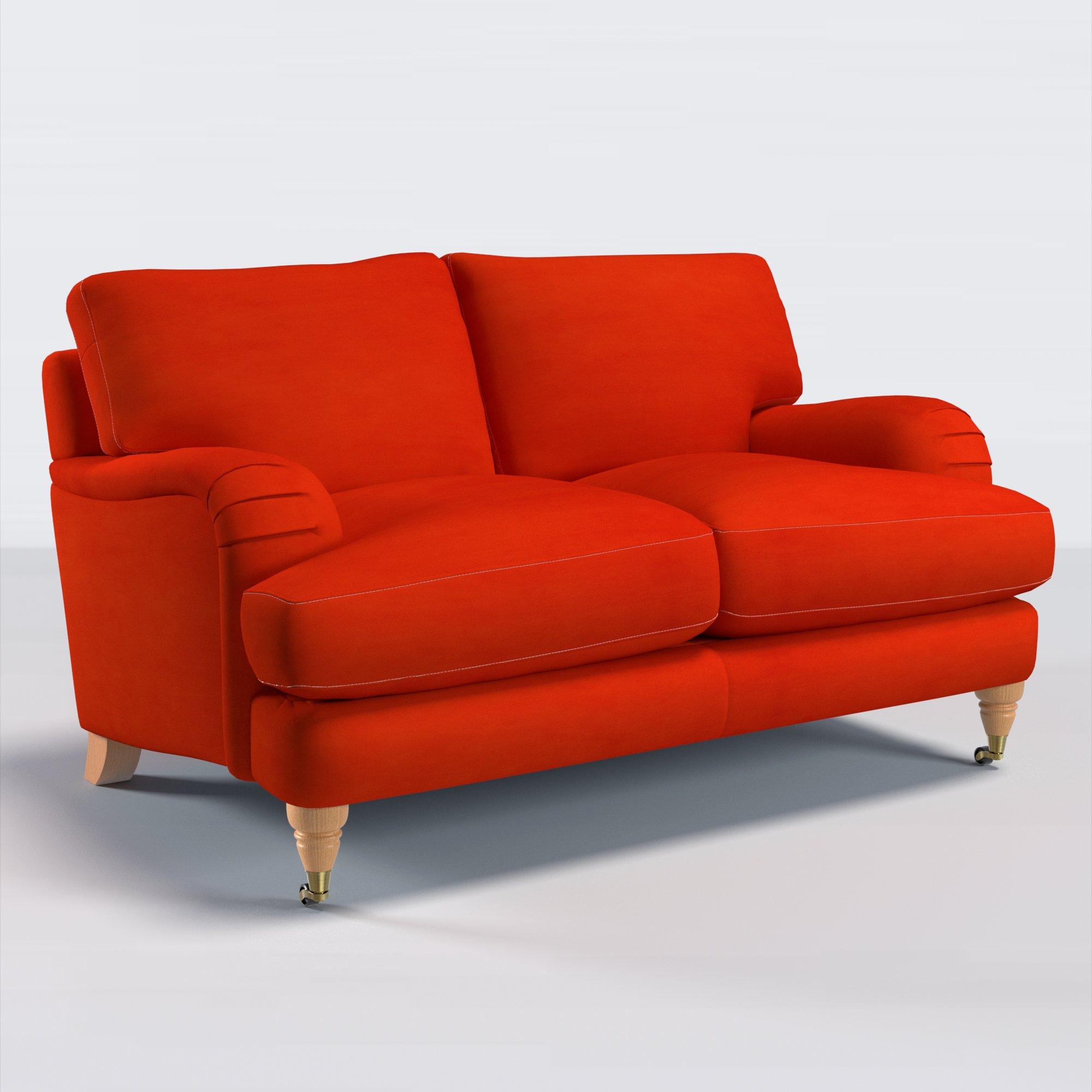 Otley Range, John Lewis Easy Clean Plush Velvet Fabric, Paprika, Price Band B