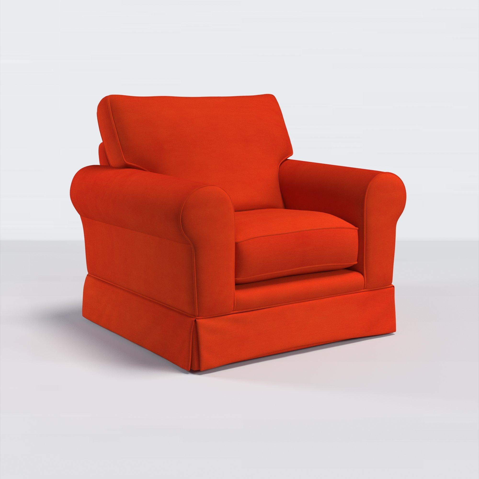 Padstow II Range, John Lewis Easy Clean Plush Velvet Fabric, Paprika, Price Band B