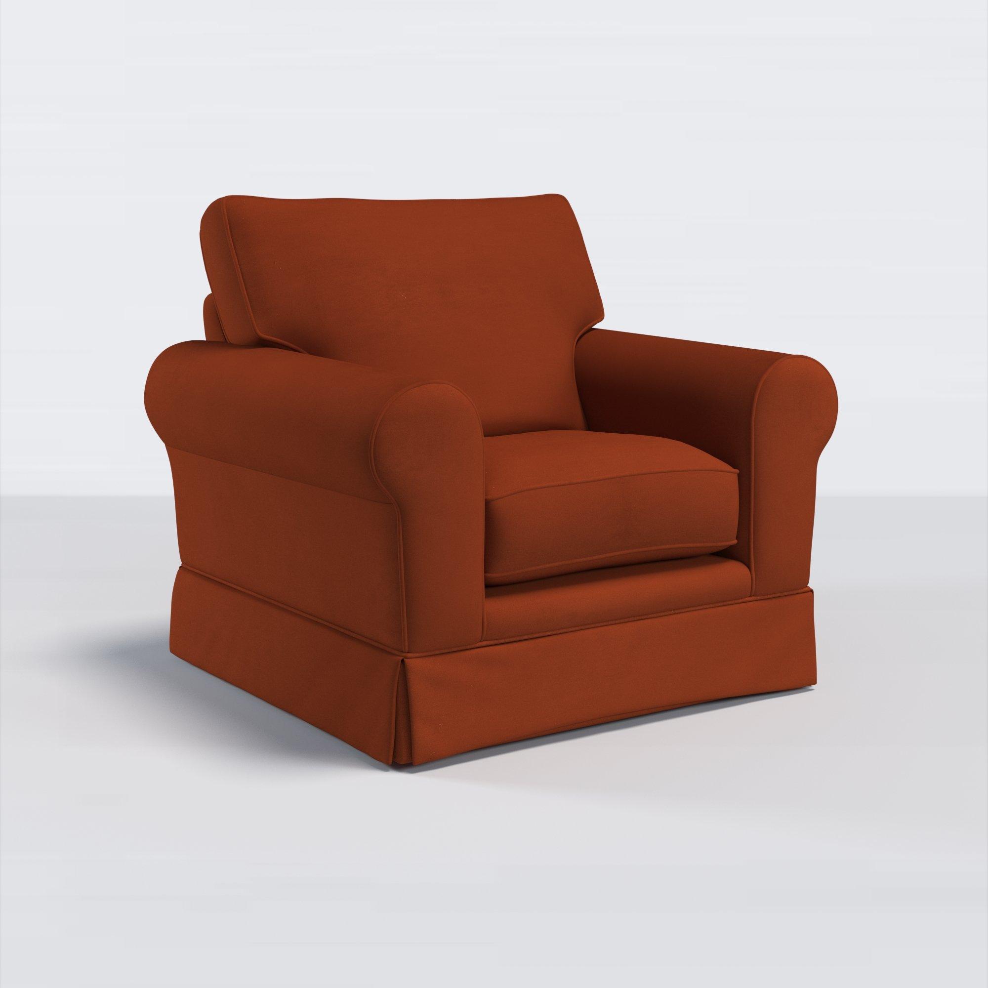 Padstow II Range, John Lewis Easy Clean Plush Velvet Fabric, Auburn, Price Band B