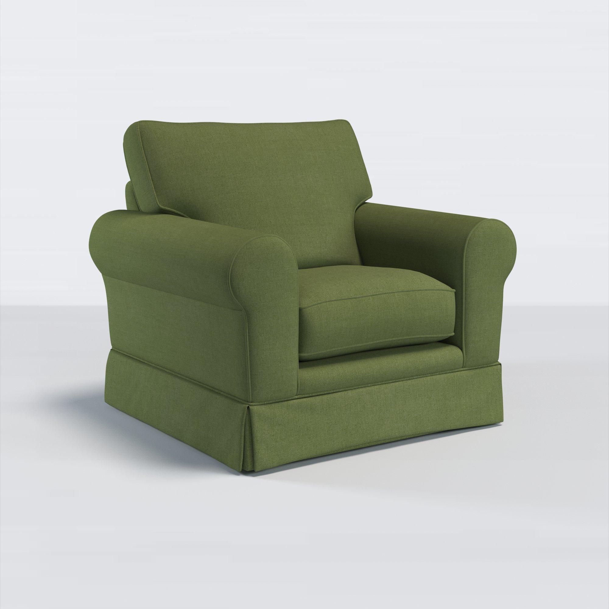 Padstow II Range, John Lewis Relaxed Linen Plain Fabric, Olive Green, Price Band B