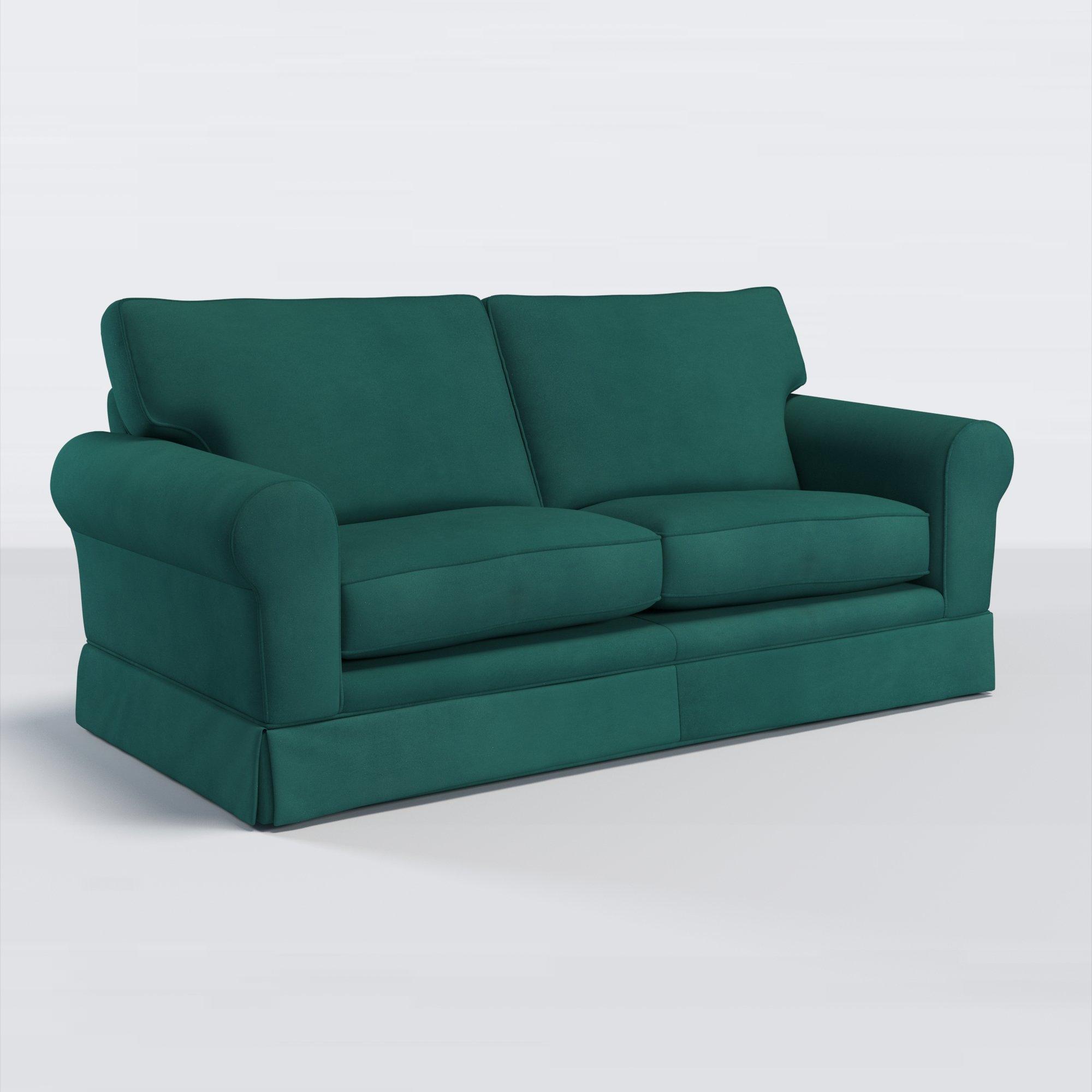 Padstow II Range, John Lewis Easy Clean Plush Velvet Fabric, Teal, Price Band B