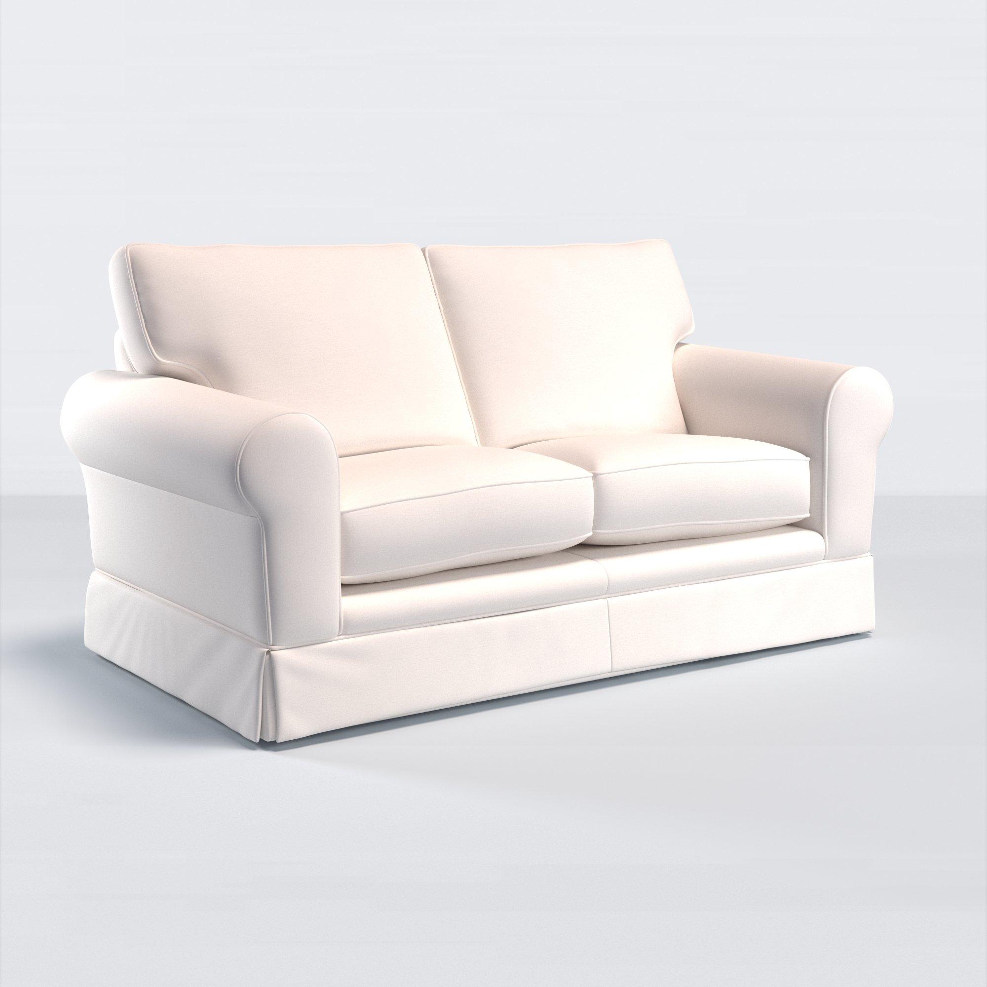 Padstow II Range, Aquaclean Titan Plain Fabric, Oyster White, Price Band D