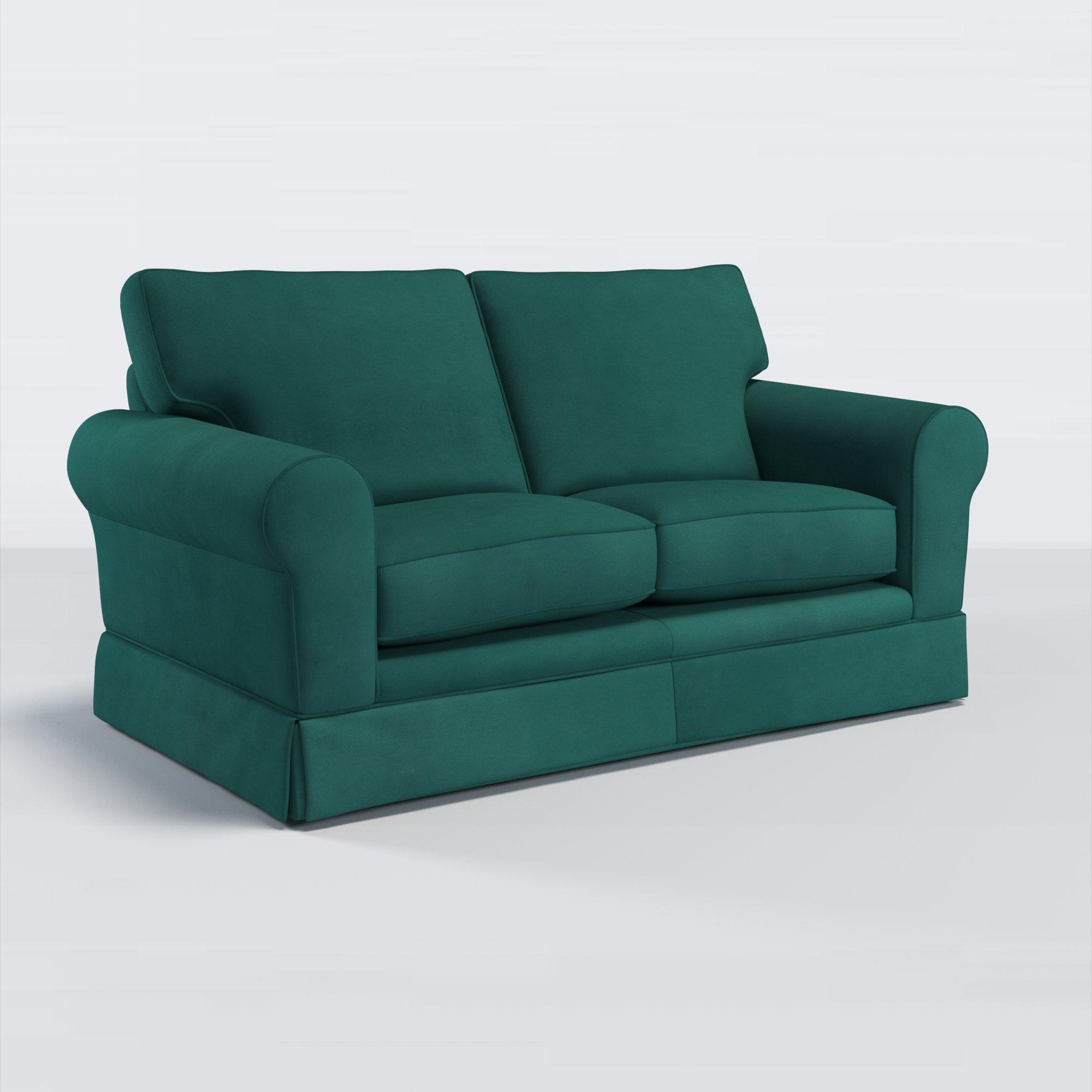 Padstow II Range, John Lewis Easy Clean Plush Velvet Fabric, Teal, Price Band B