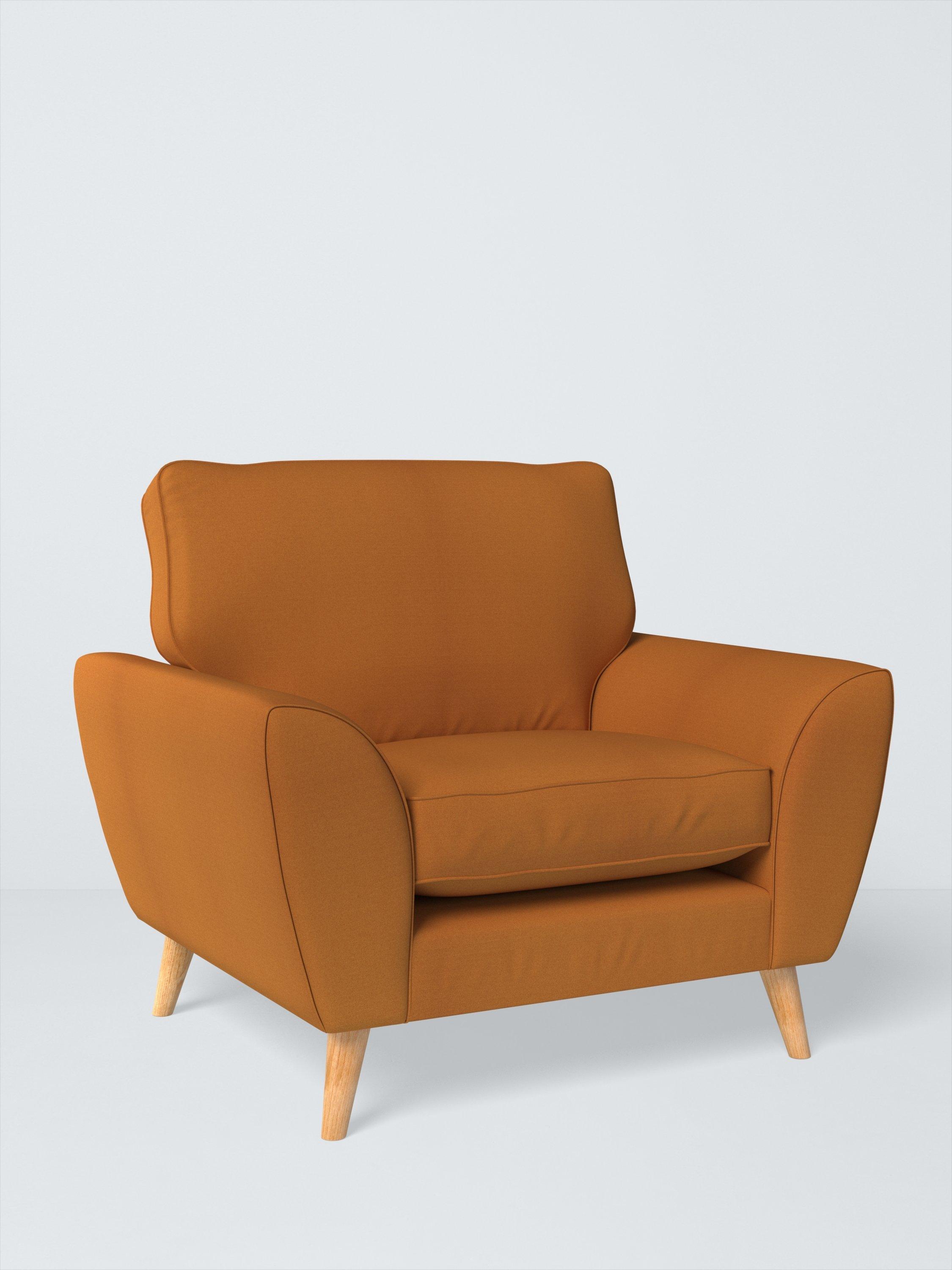 Ambleside Range, John Lewis Brushed Tweed Fabric, Honey, Price Band A