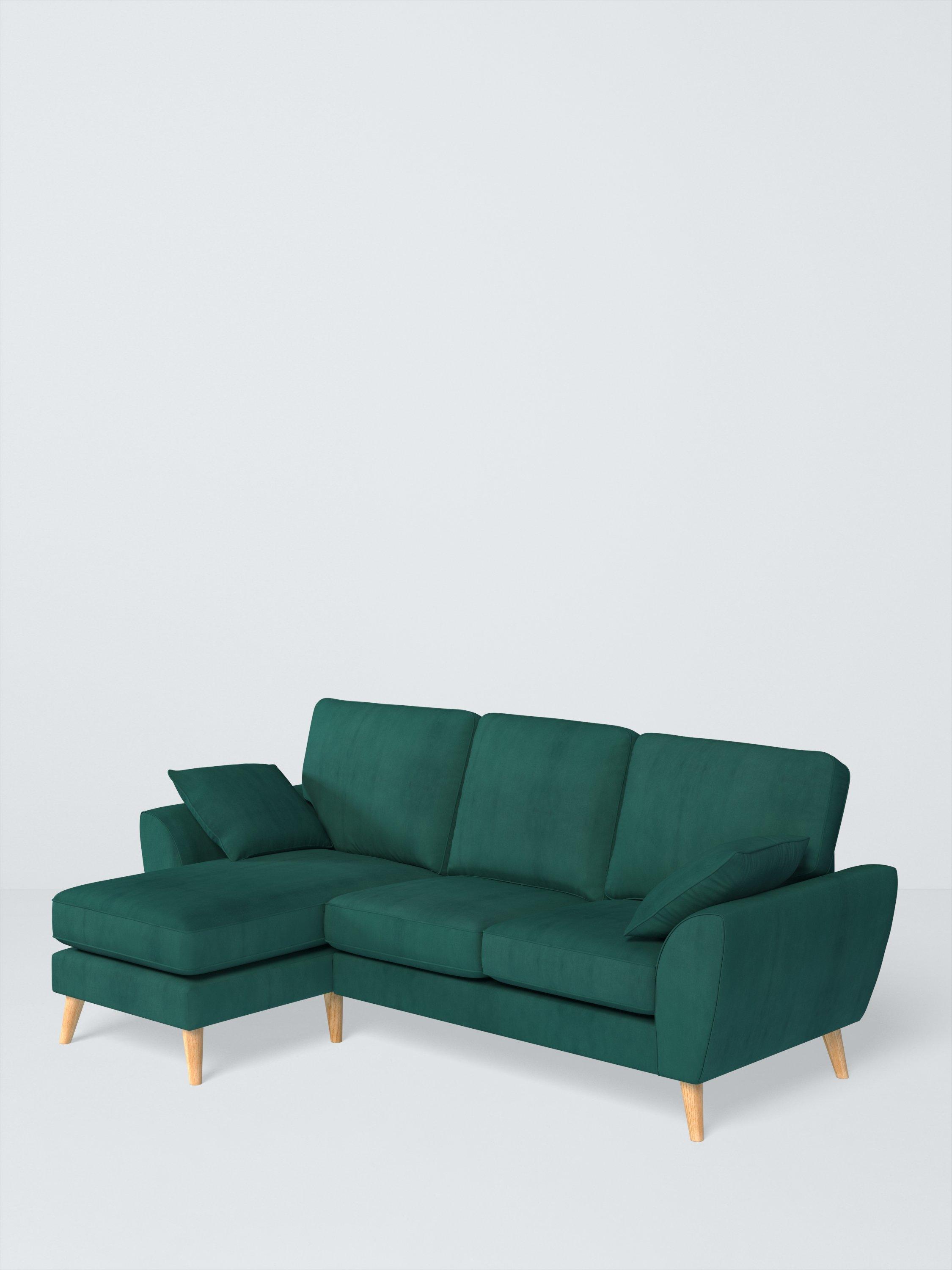 Ambleside Range, John Lewis Easy Clean Plush Velvet Fabric, Teal, Price Band B