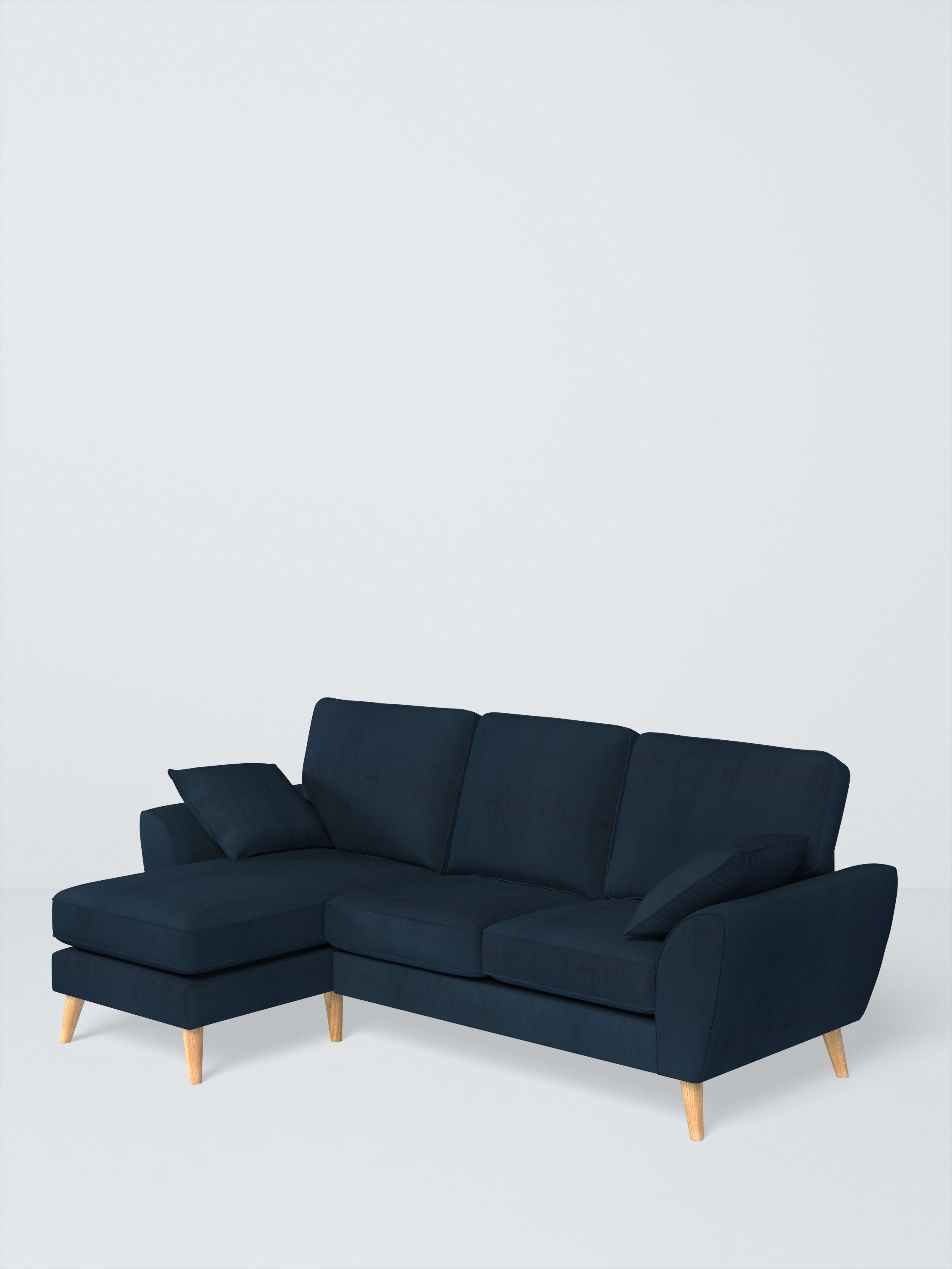 Ambleside Range, John Lewis Easy Clean Plush Velvet Fabric, Navy, Price Band B