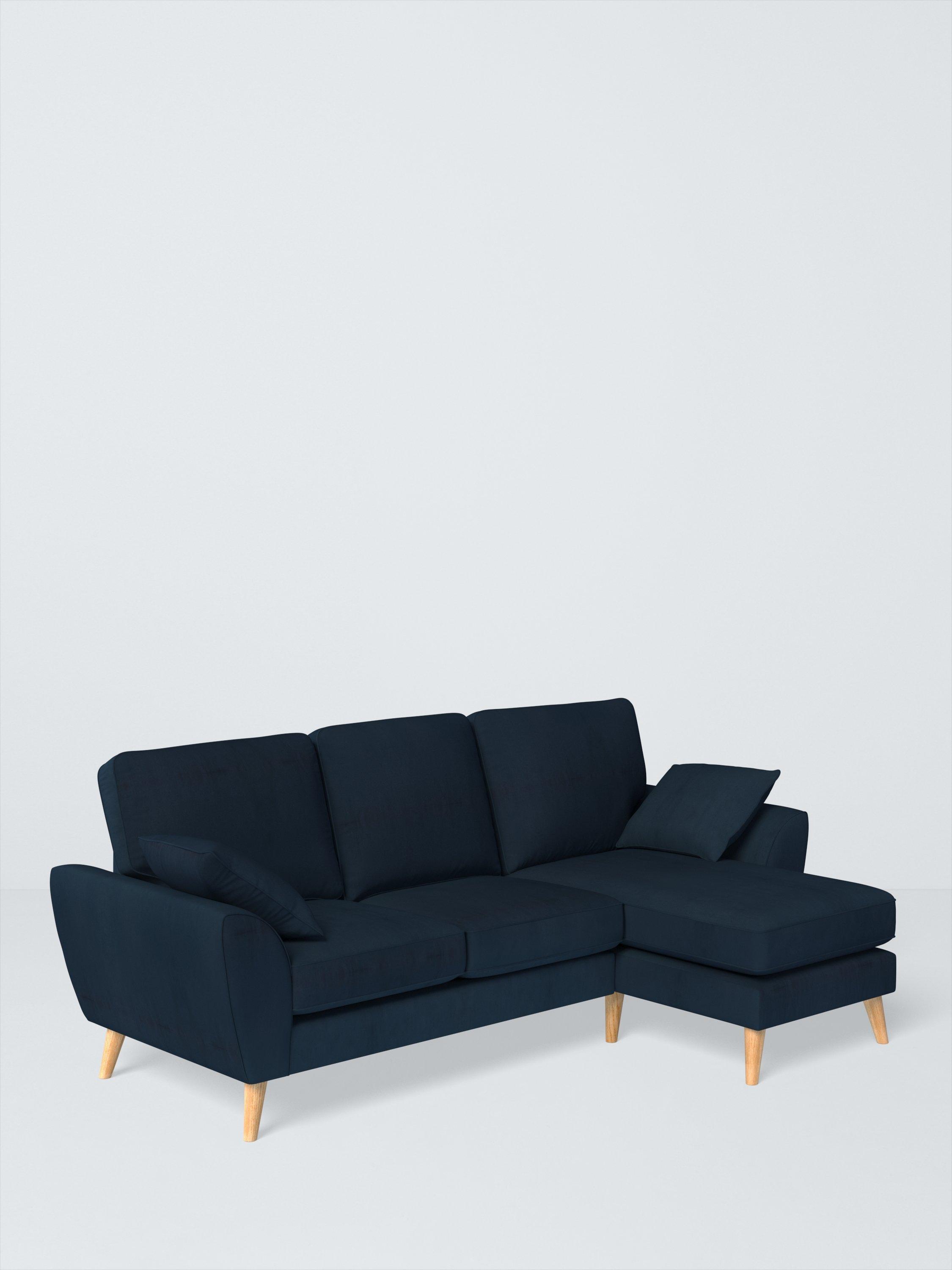 Ambleside Range, John Lewis Easy Clean Plush Velvet Fabric, Navy, Price Band B