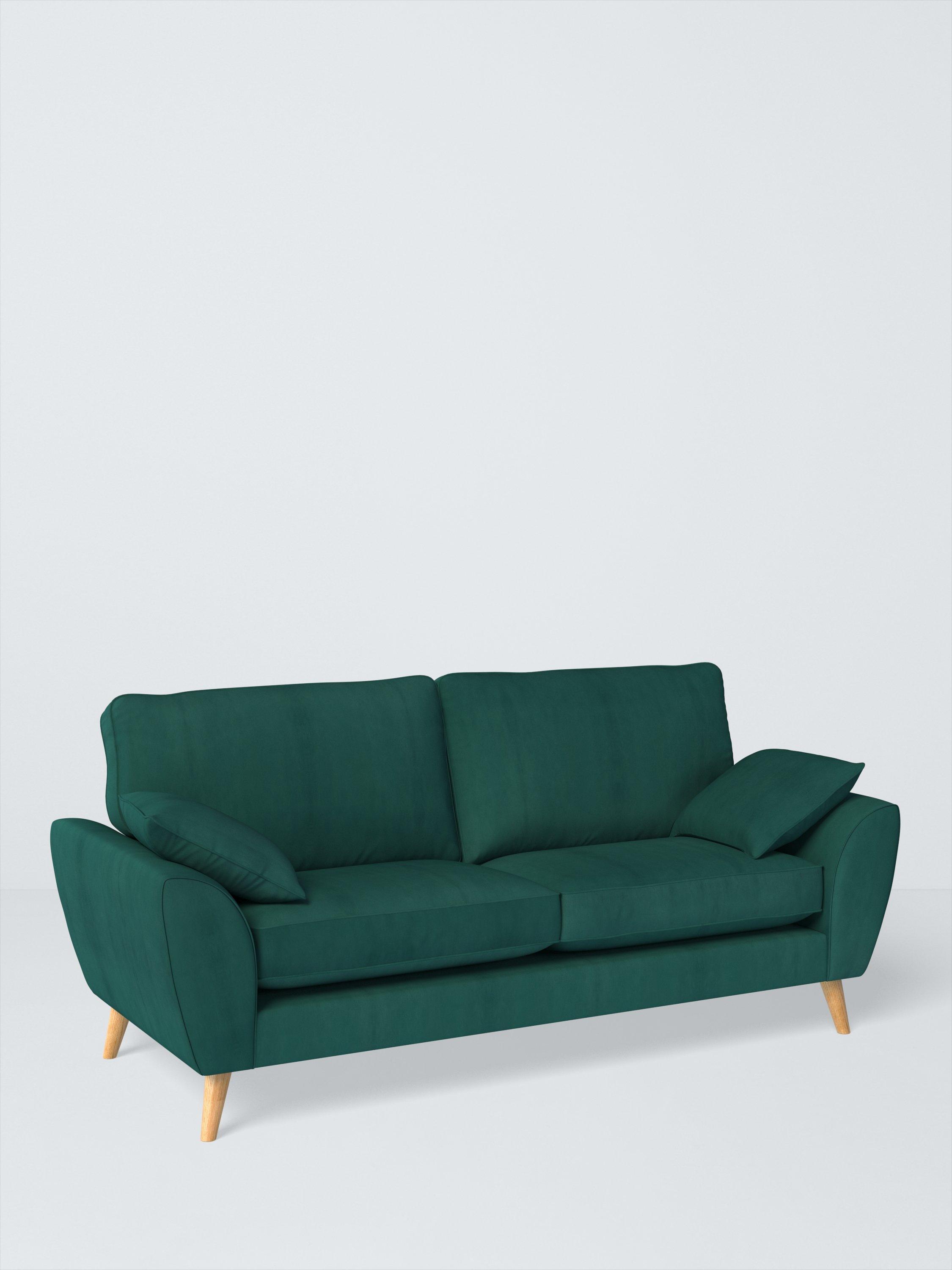 Ambleside Range, John Lewis Easy Clean Plush Velvet Fabric, Teal, Price Band B