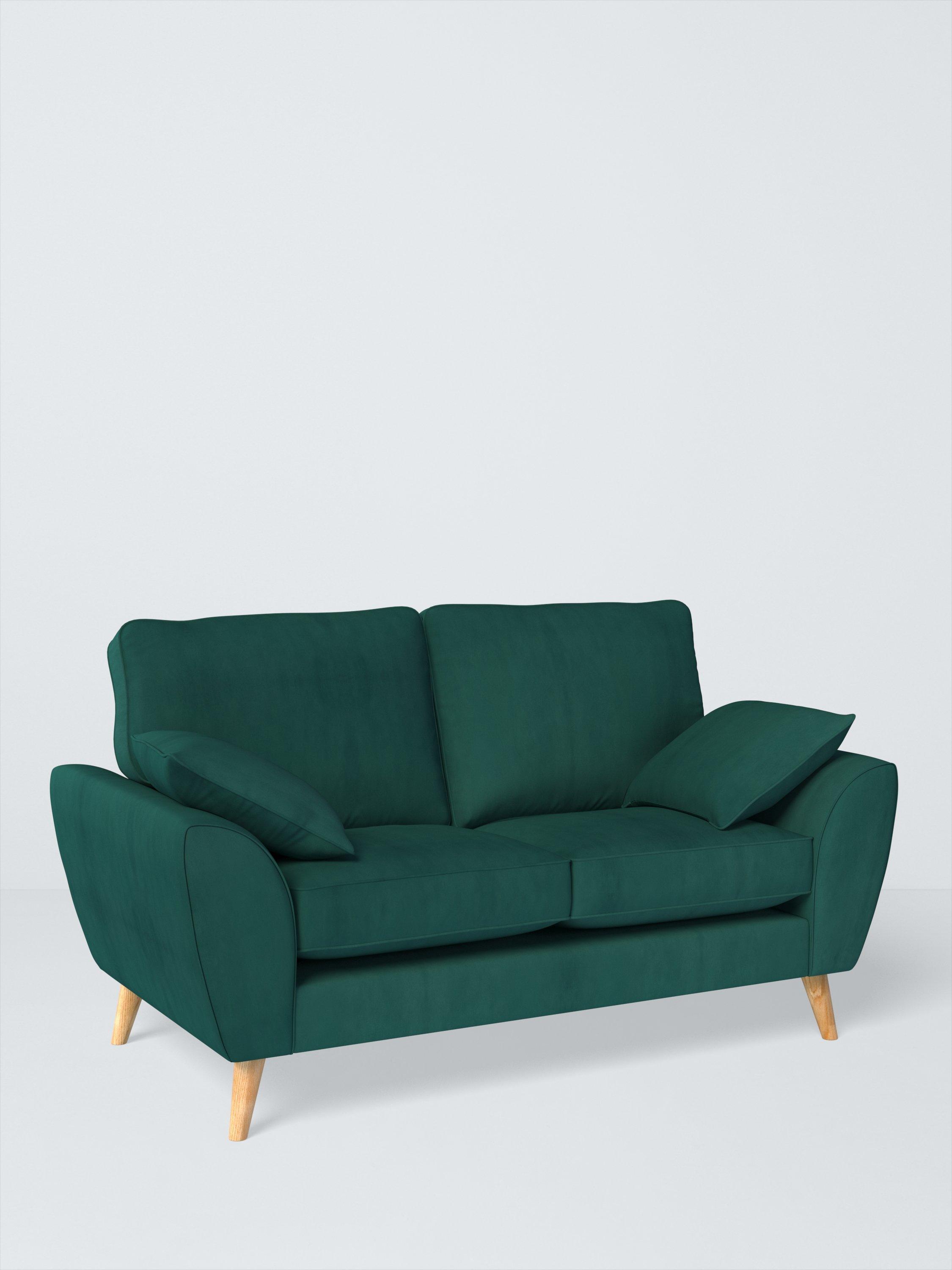 Ambleside Range, John Lewis Easy Clean Plush Velvet Fabric, Teal, Price Band B