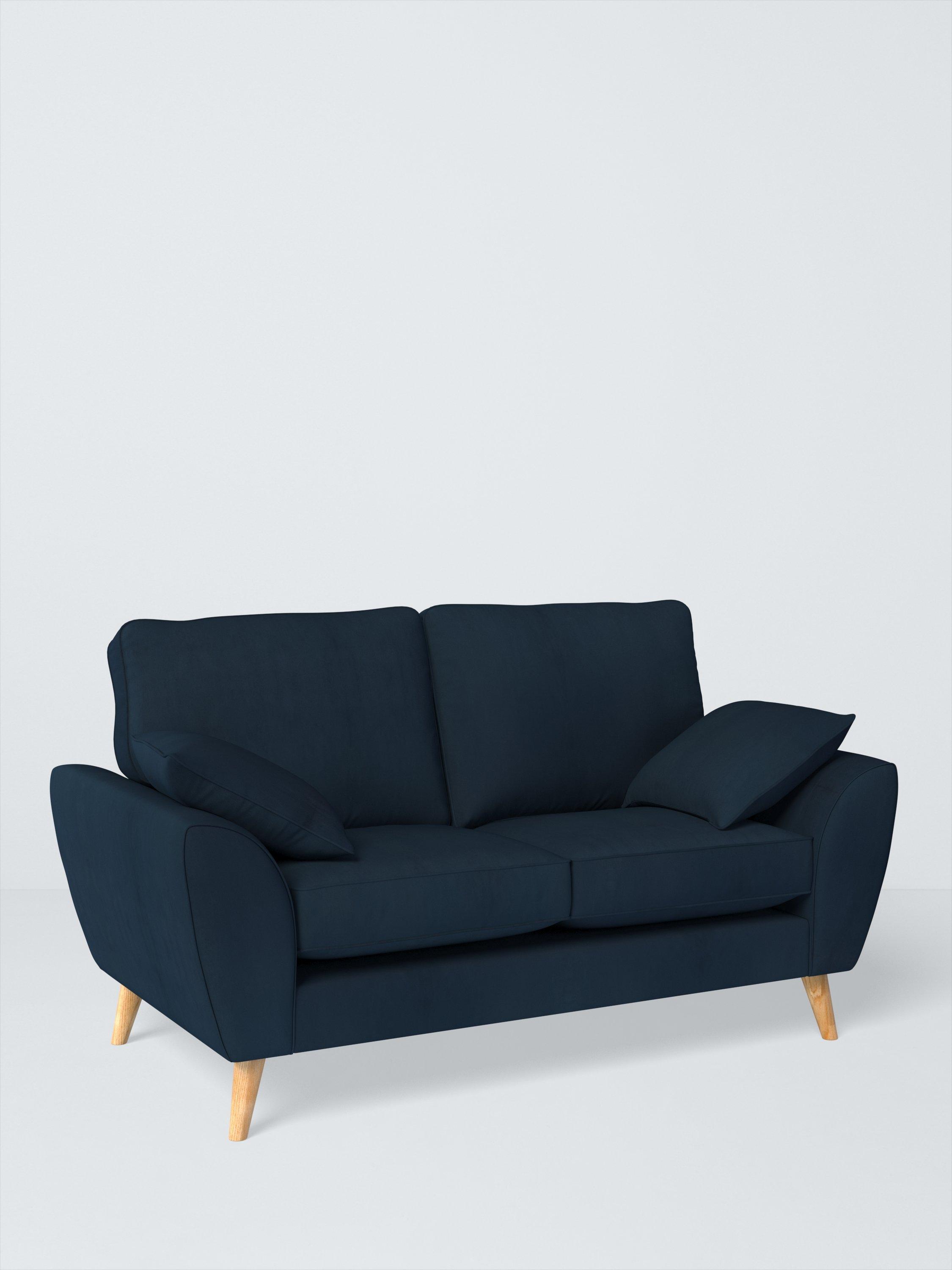 Ambleside Range, John Lewis Easy Clean Plush Velvet Fabric, Navy, Price Band B