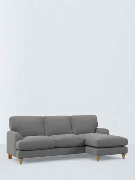 John Lewis Clover Grand 4 Seater RHF Chaise End Sofa, 