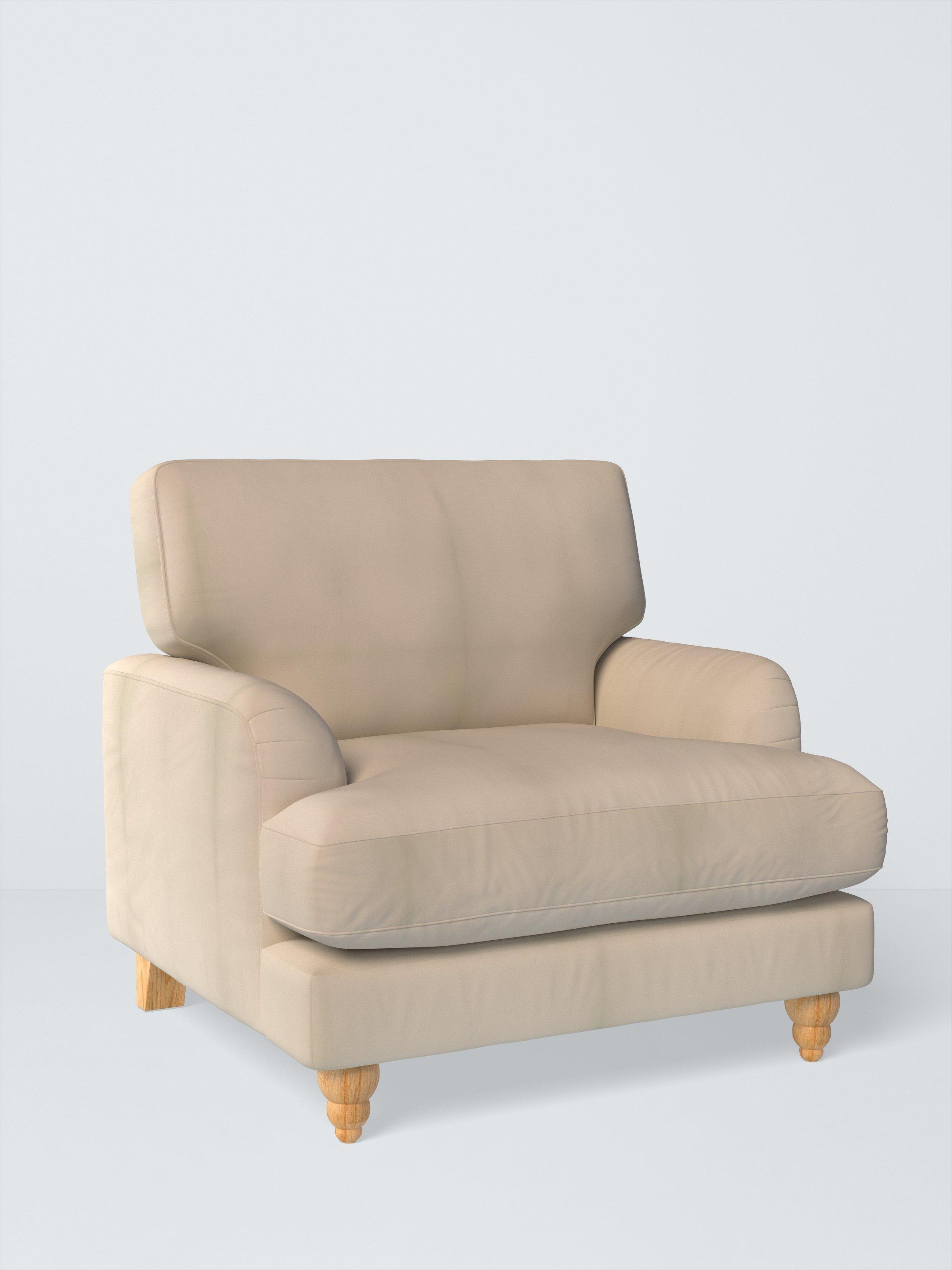 Clover Range, John Lewis Easy Clean Eco Velvet Fabric, Natural, Price Band A