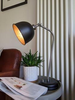John Lewis Baldwin Table Lamp - view 2, Black