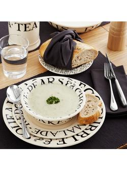 Emma Bridgewater Black Toast Marmalade Side Plate, 21.5cm, Black/White - view 2, Black/White