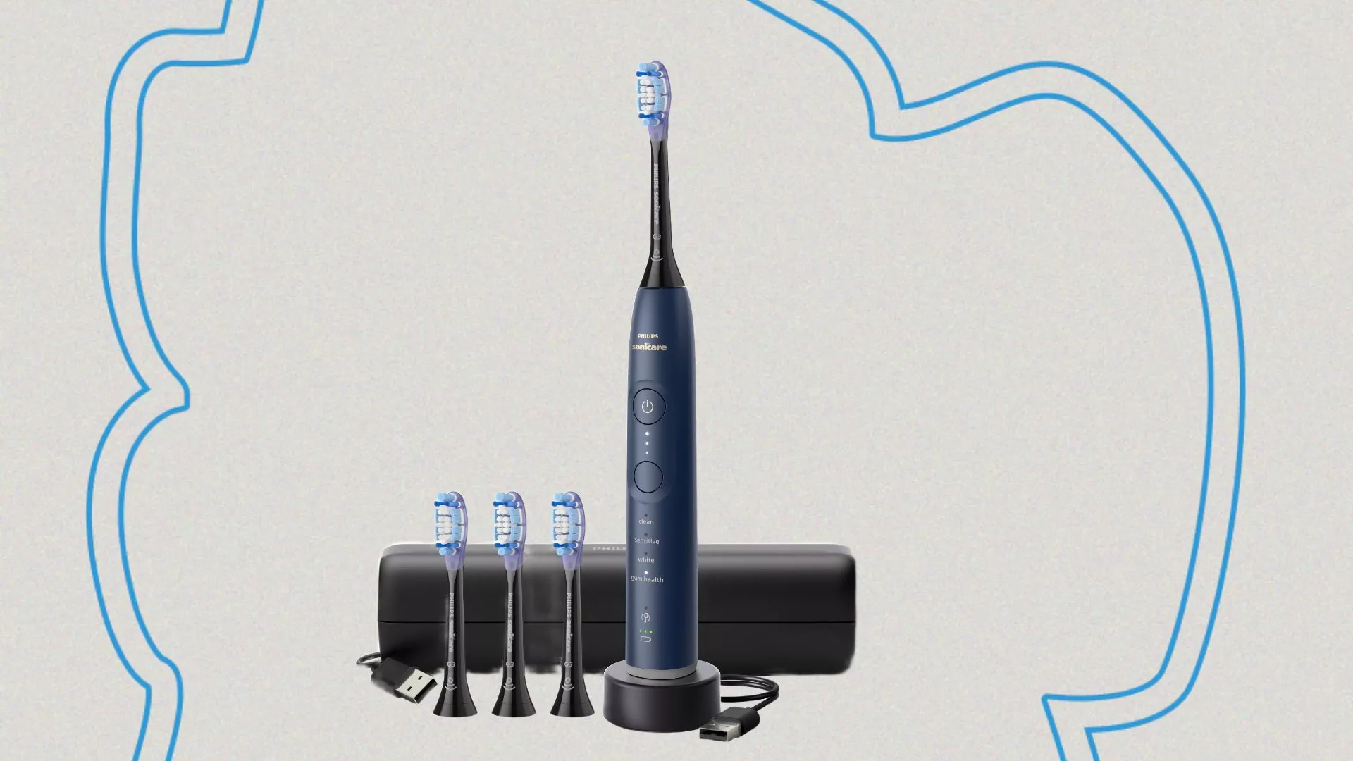 Philips blue toothbrush