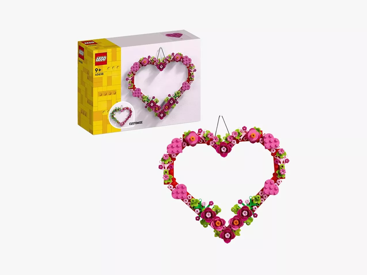 LEGO Heart Ornament 