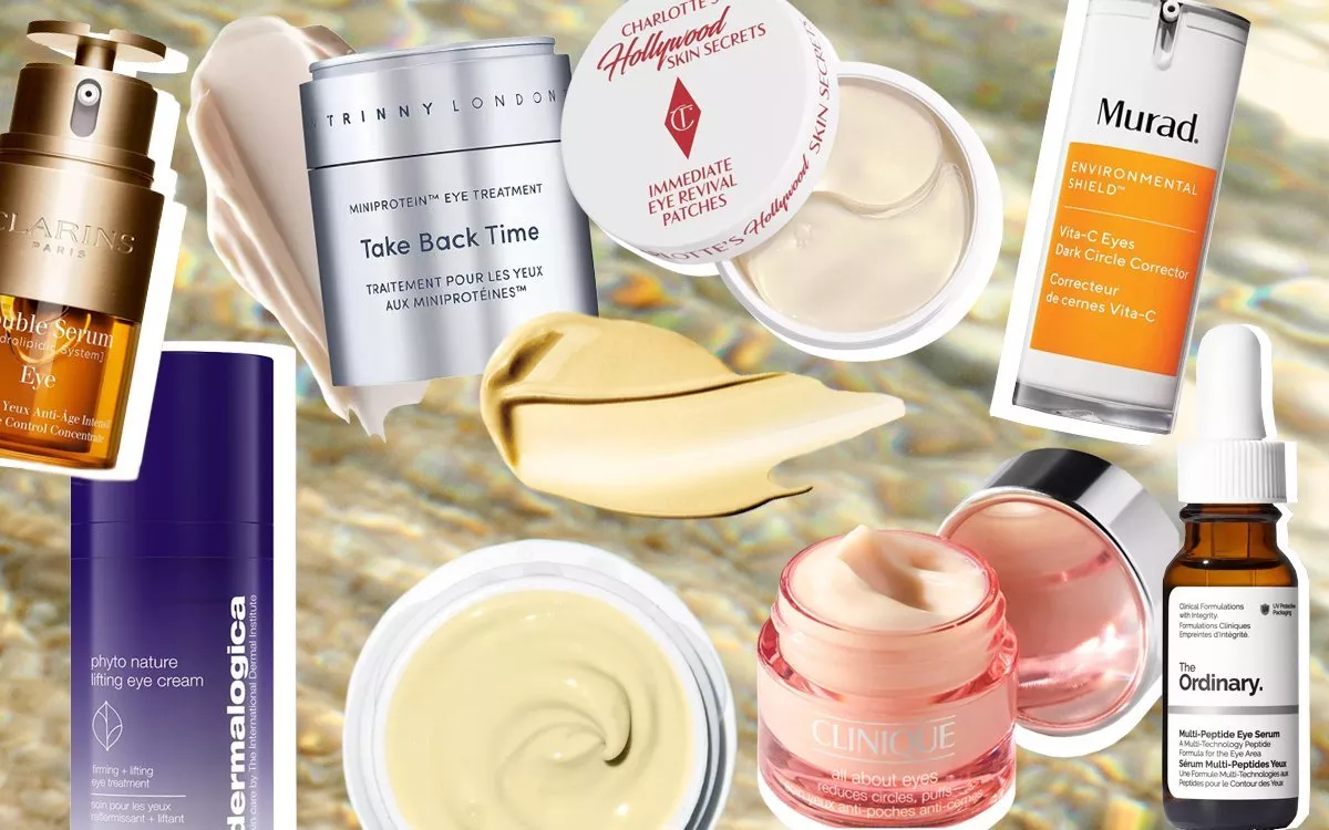 A selection of eye creams