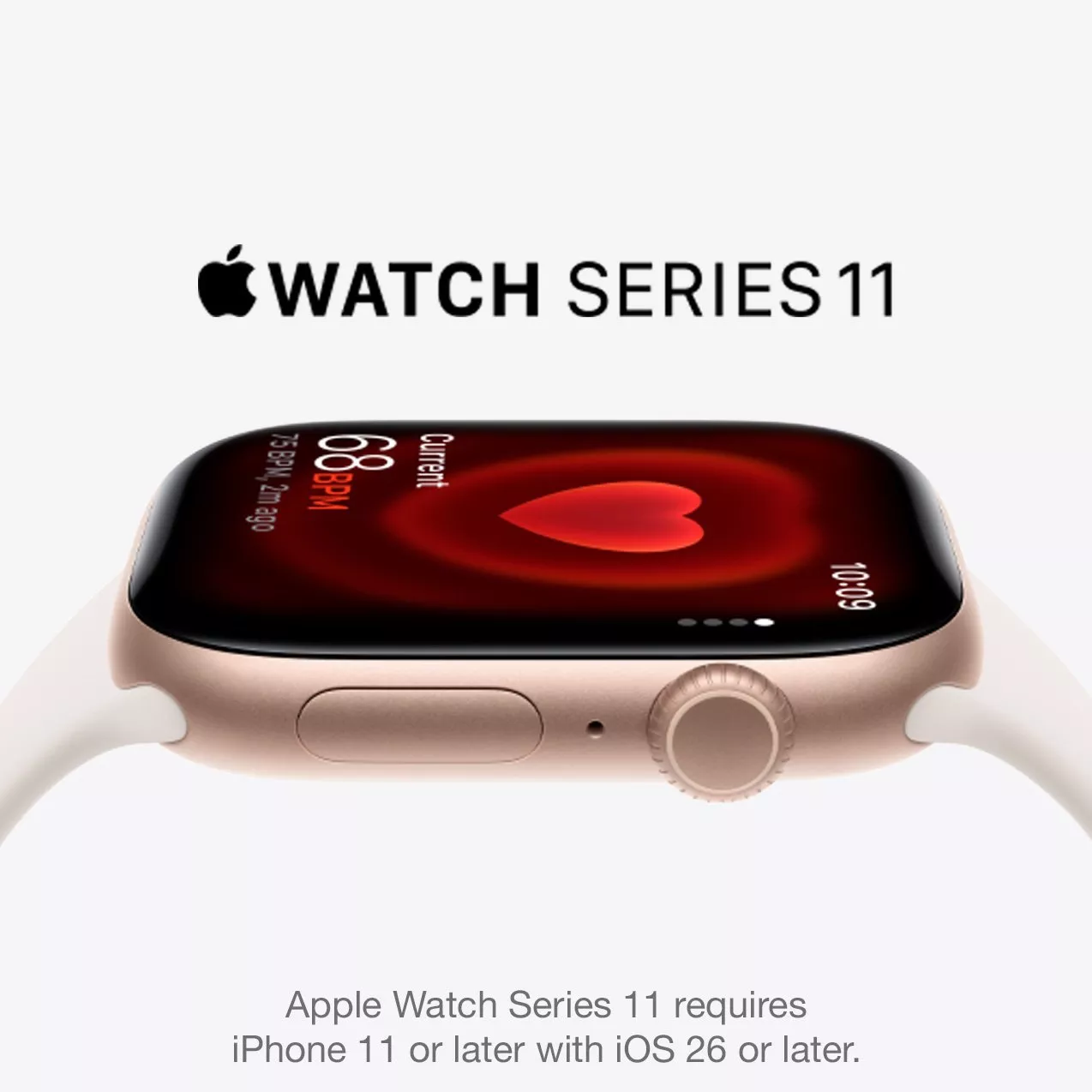 rose gold apple watch series 11