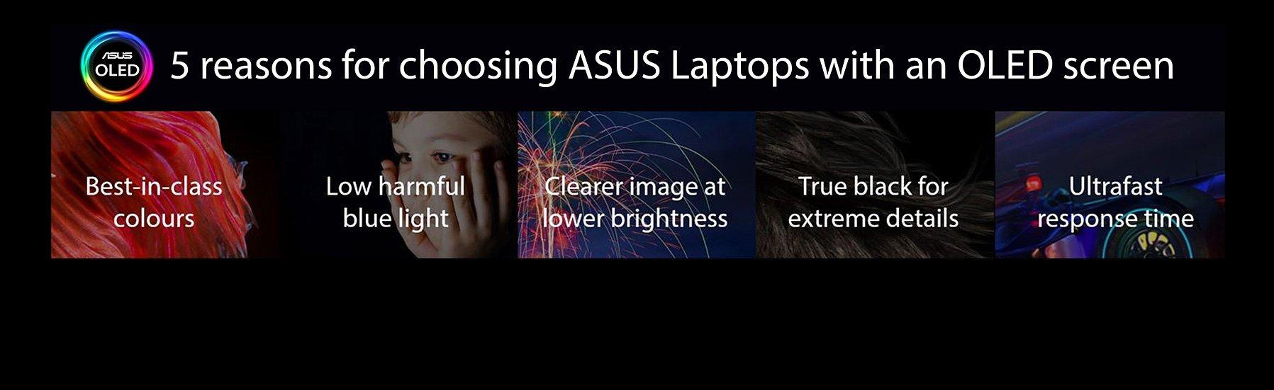 5 Reasons for choosing ASUS laptops with an OLED screen