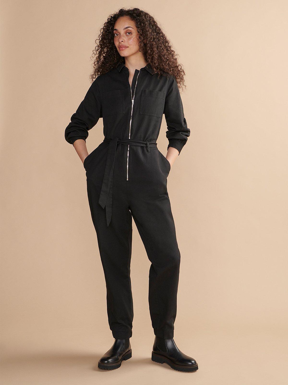 John Lewis Anyday Boilersuit, Black