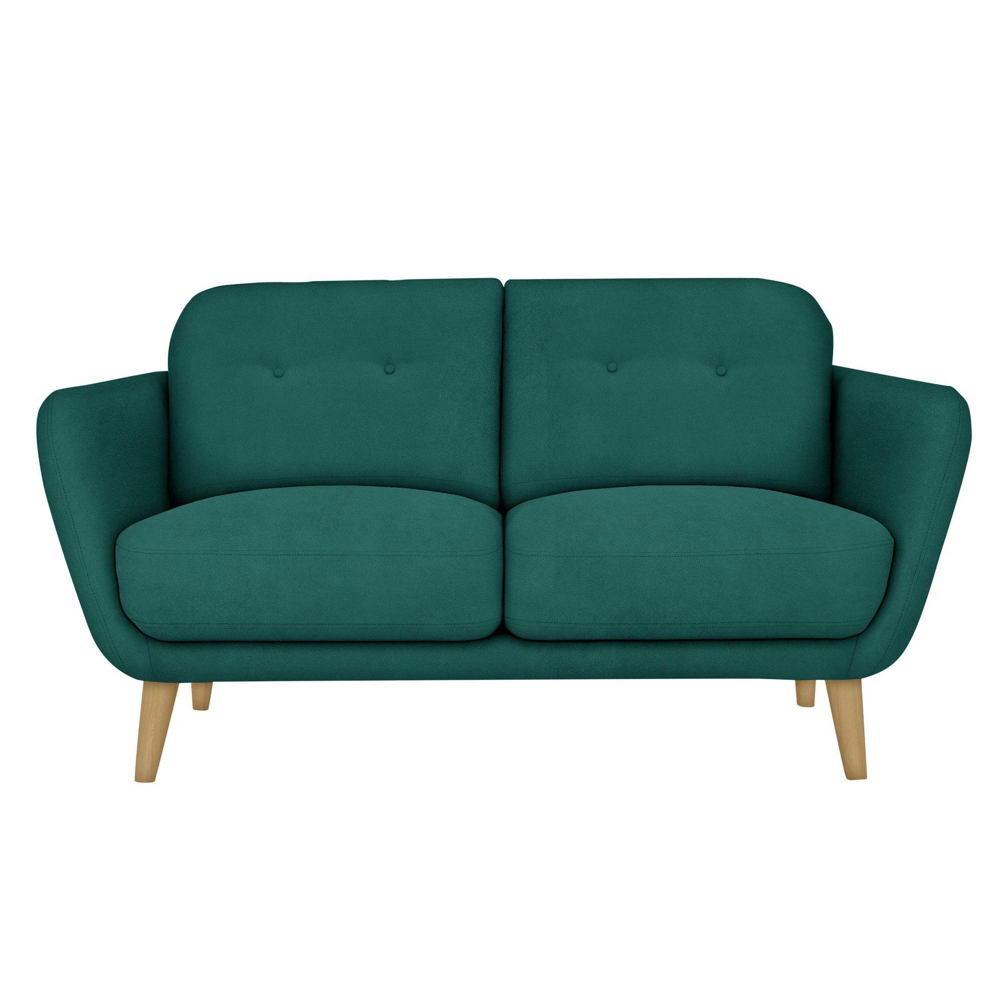Arlo Range, John Lewis Easy Clean Plush Velvet Fabric, Teal, Price Band B