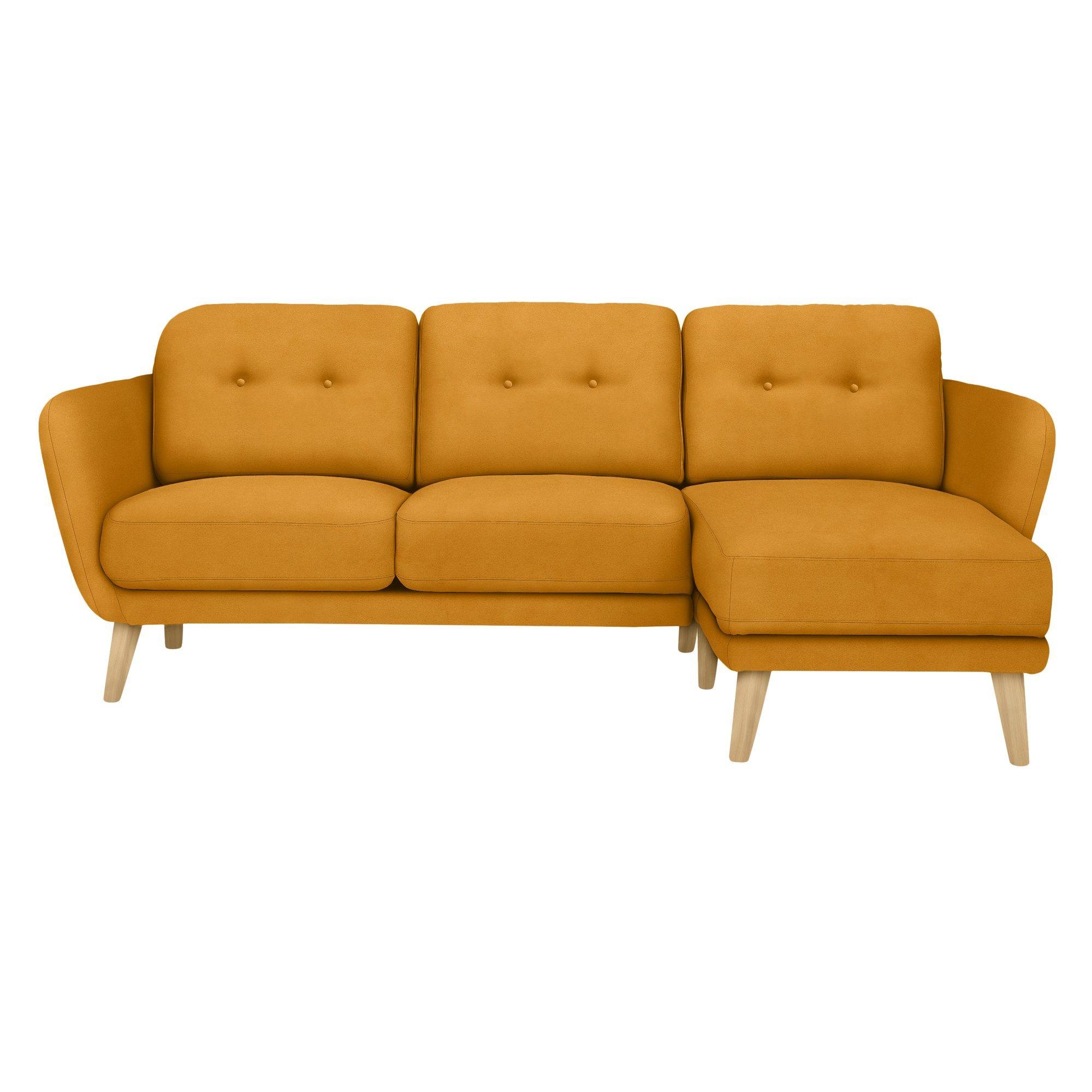 Arlo Range, John Lewis Easy Clean Plush Velvet Fabric, Honey, Price Band B