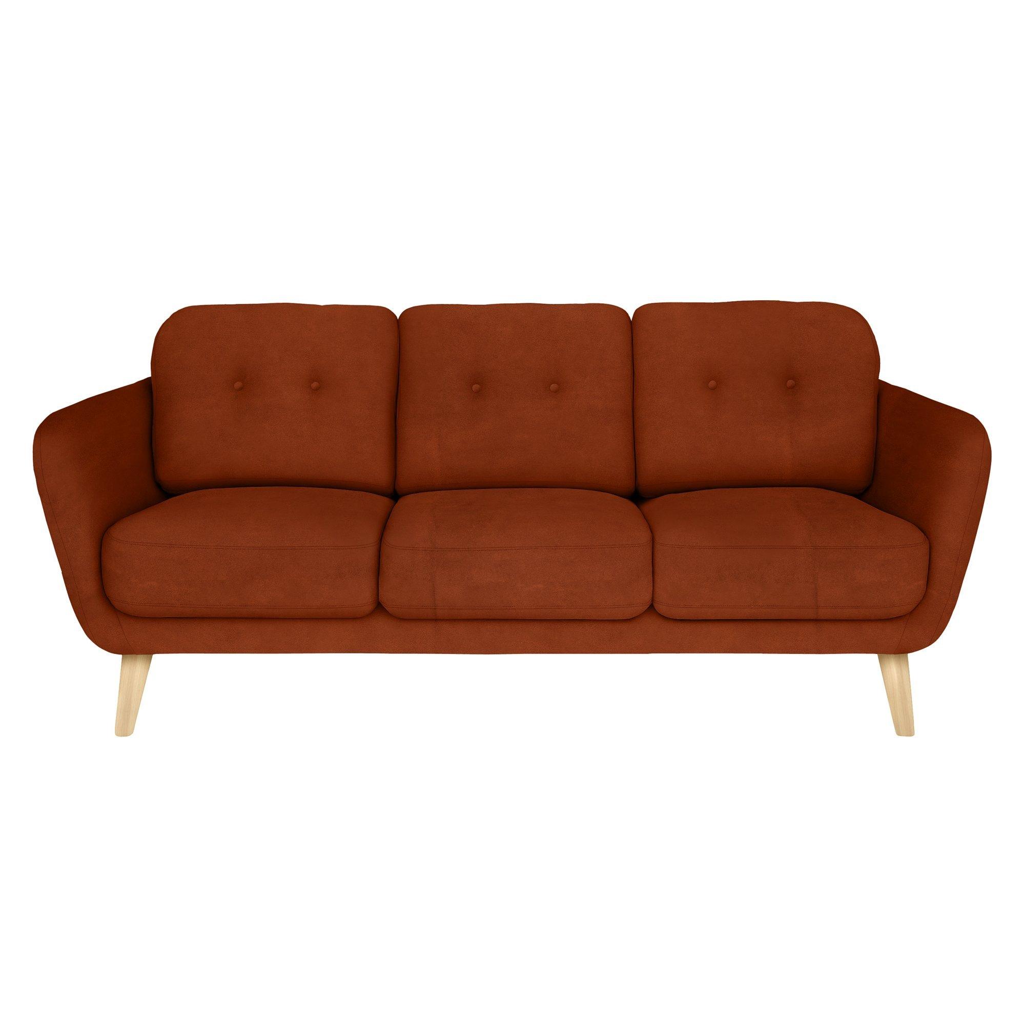 Arlo Range, John Lewis Easy Clean Plush Velvet Fabric, Auburn, Price Band B