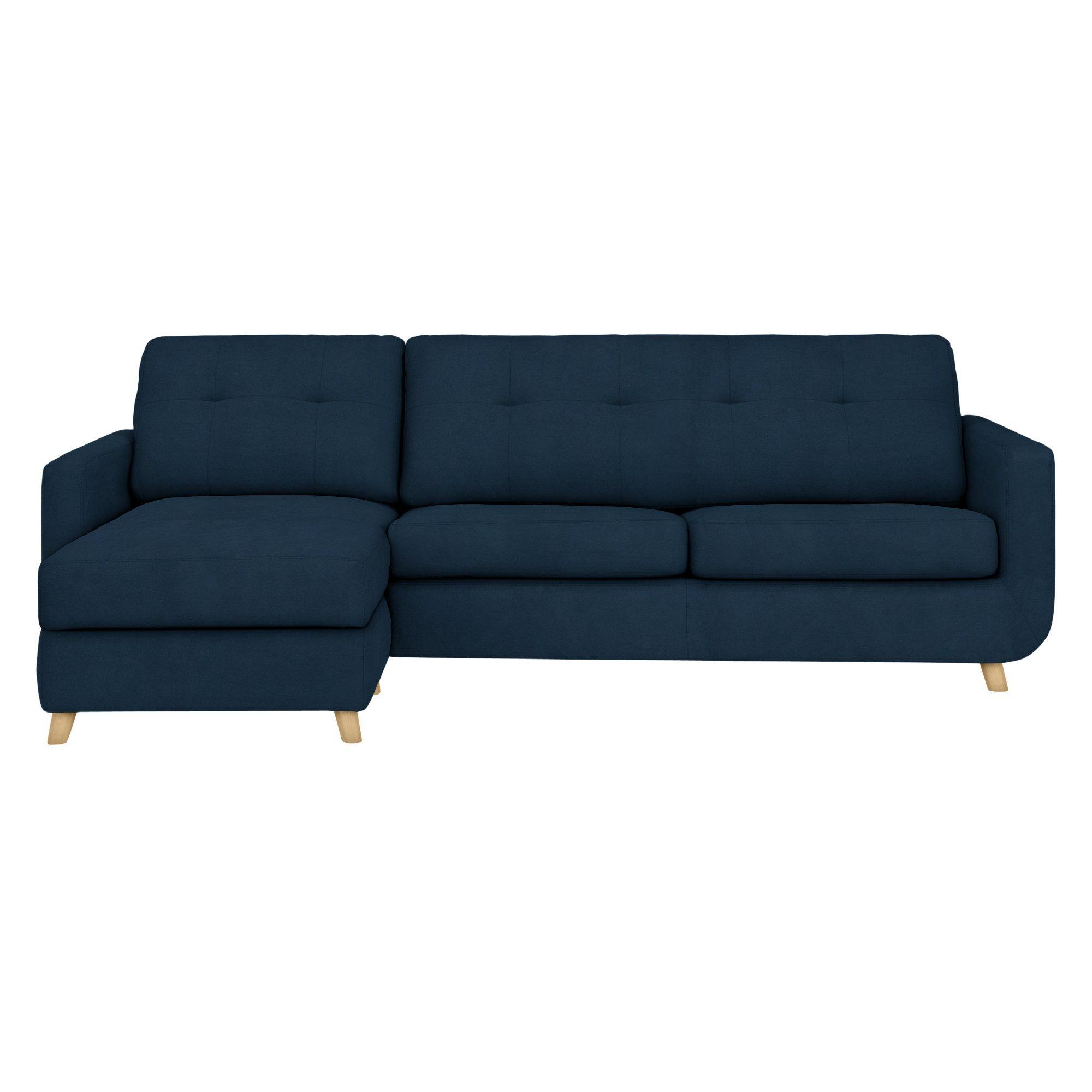 Barbican Range, John Lewis Easy Clean Plush Velvet Fabric, Navy, Price Band B