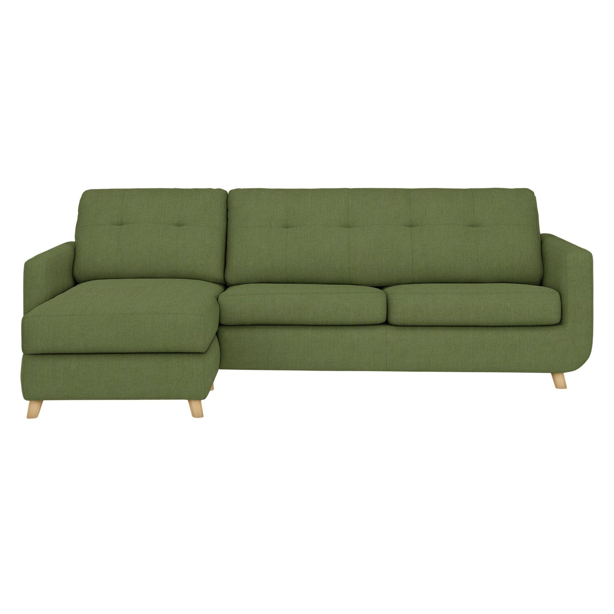 Barbican Range, John Lewis Relaxed Linen Plain Fabric, Olive Green, Price Band B