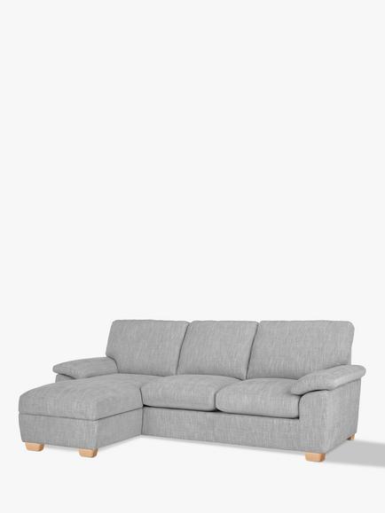 John Lewis Camden 5+ Seater LHF Storage Chaise End Sofa Bed, 
