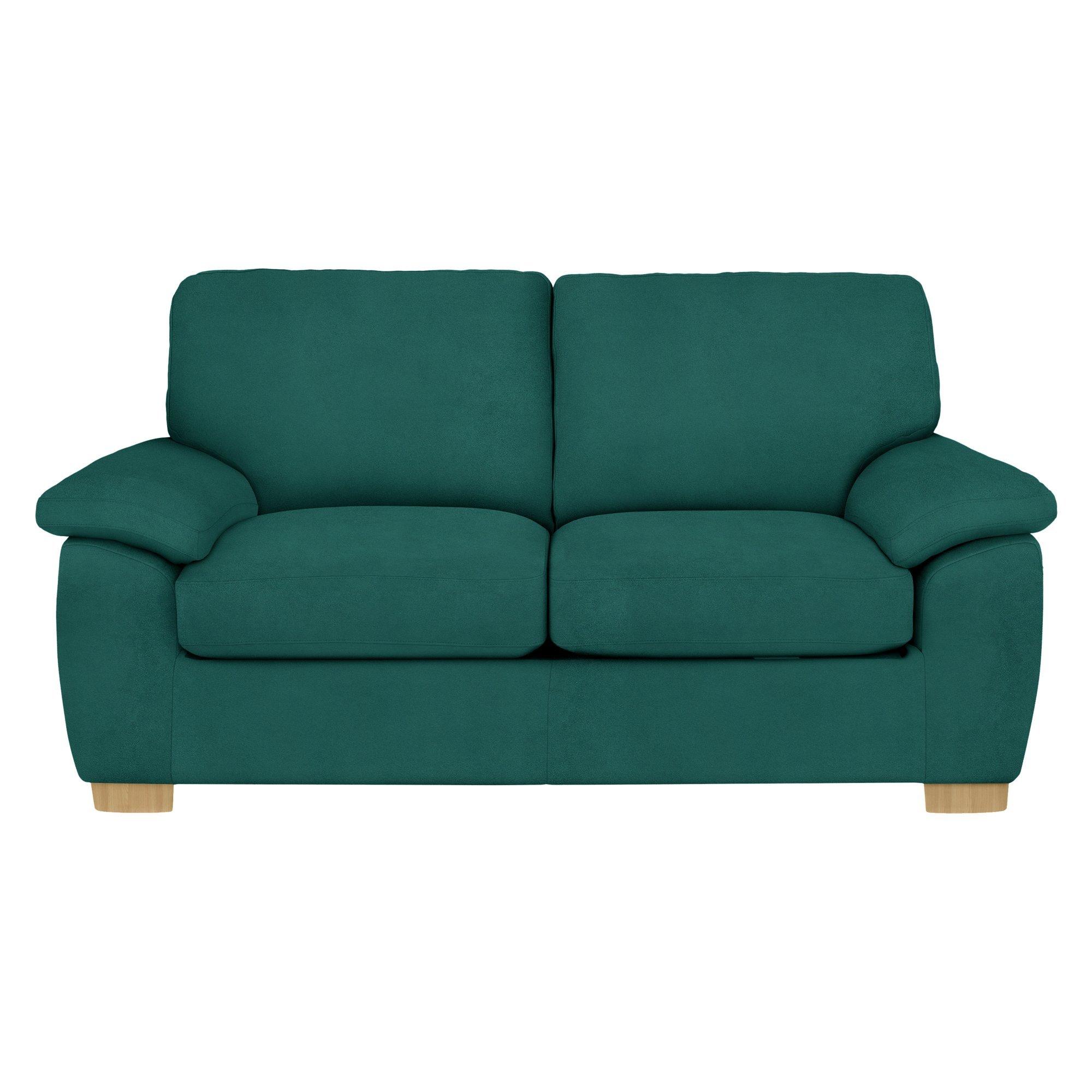 Camden Range, John Lewis Easy Clean Plush Velvet Fabric, Teal, Price Band B