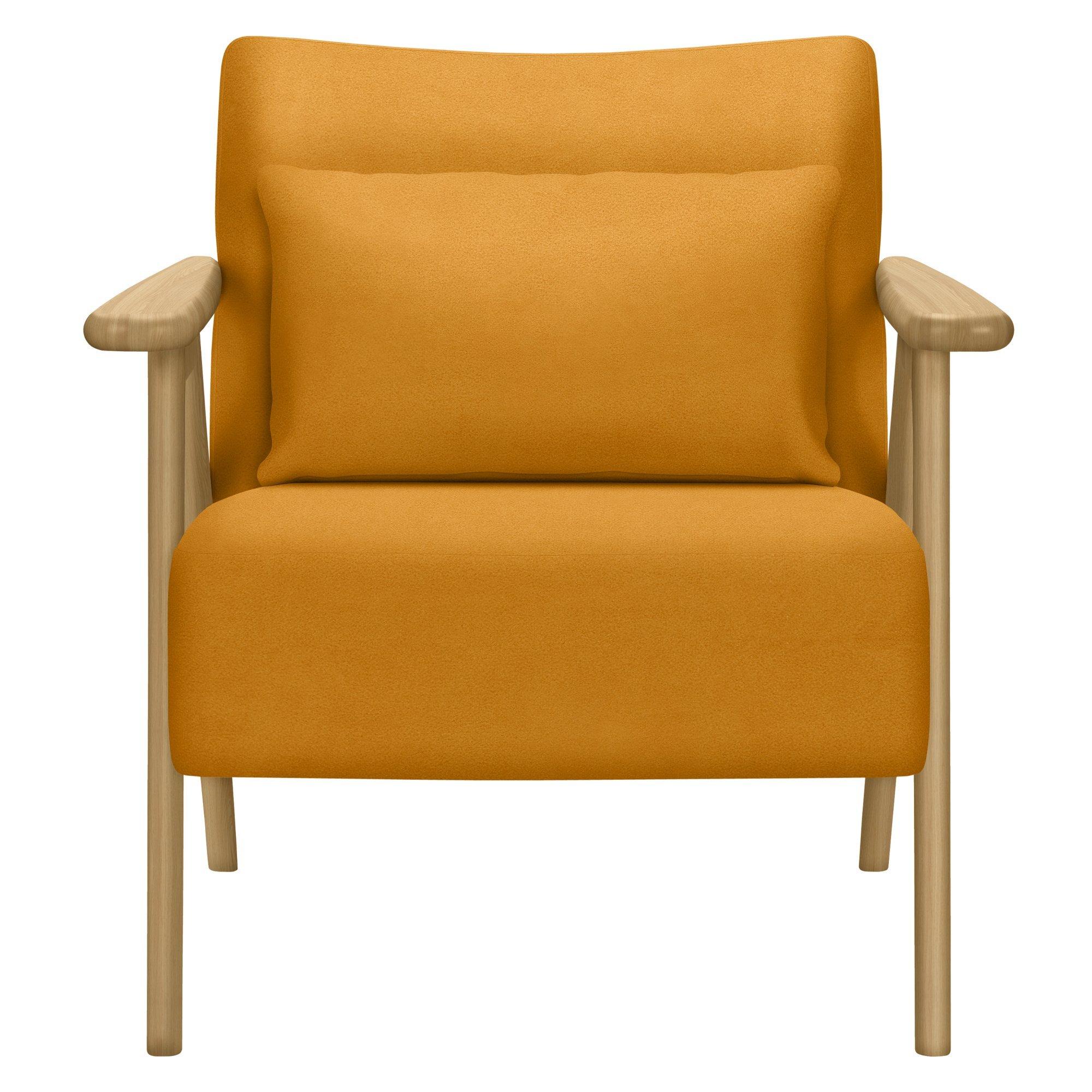 Hendricks Range, John Lewis Easy Clean Plush Velvet Fabric, Honey, Price Band B
