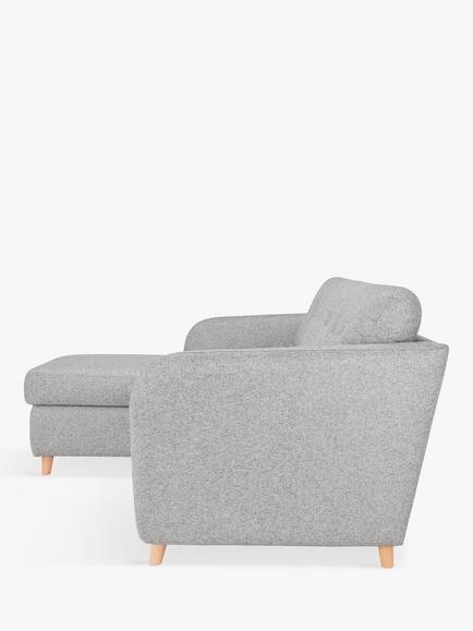 John Lewis Arlo 5+ Seater LHF Chaise with Storage Sofa Bed - view 2, 