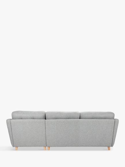 John Lewis Arlo 5+ Seater RHF Chaise with Storage Sofa Bed - view 2, 