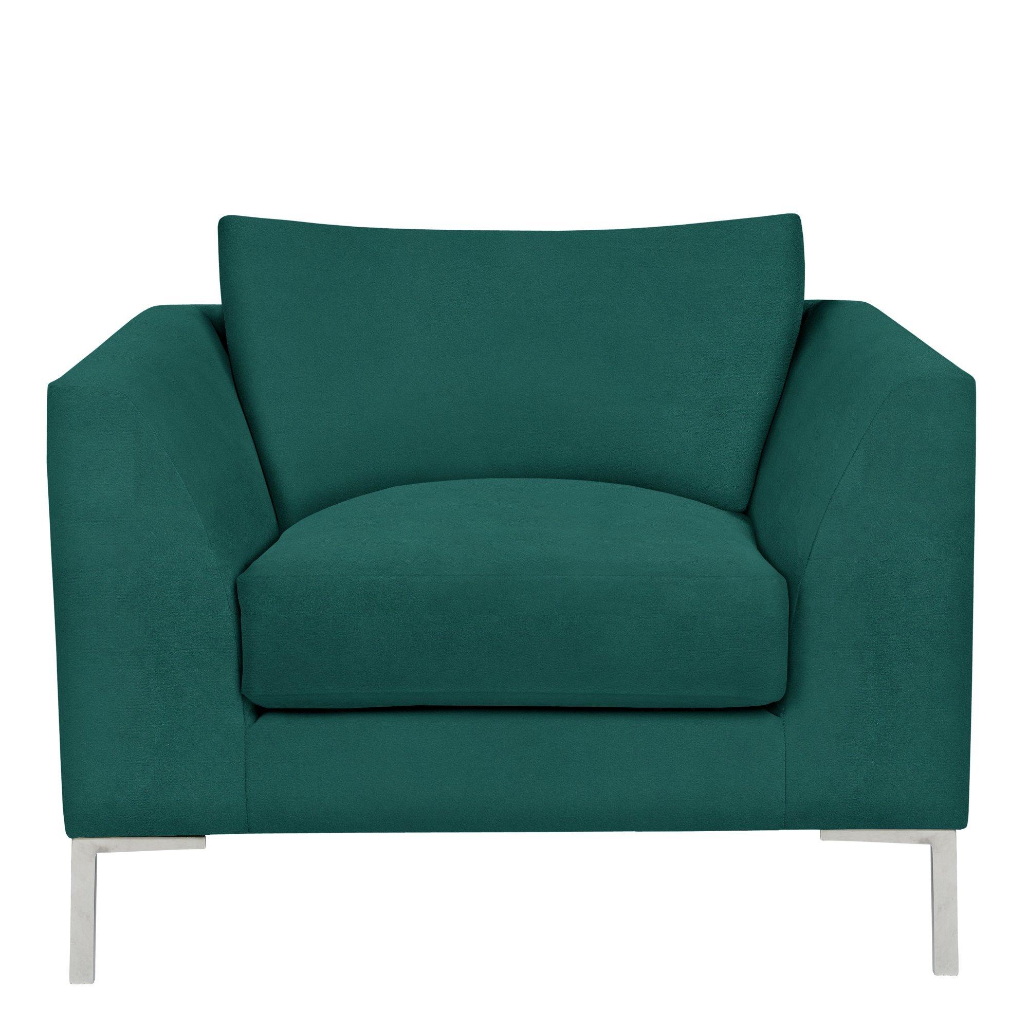 Belgrave Range, John Lewis Easy Clean Plush Velvet Fabric, Teal, Price Band B