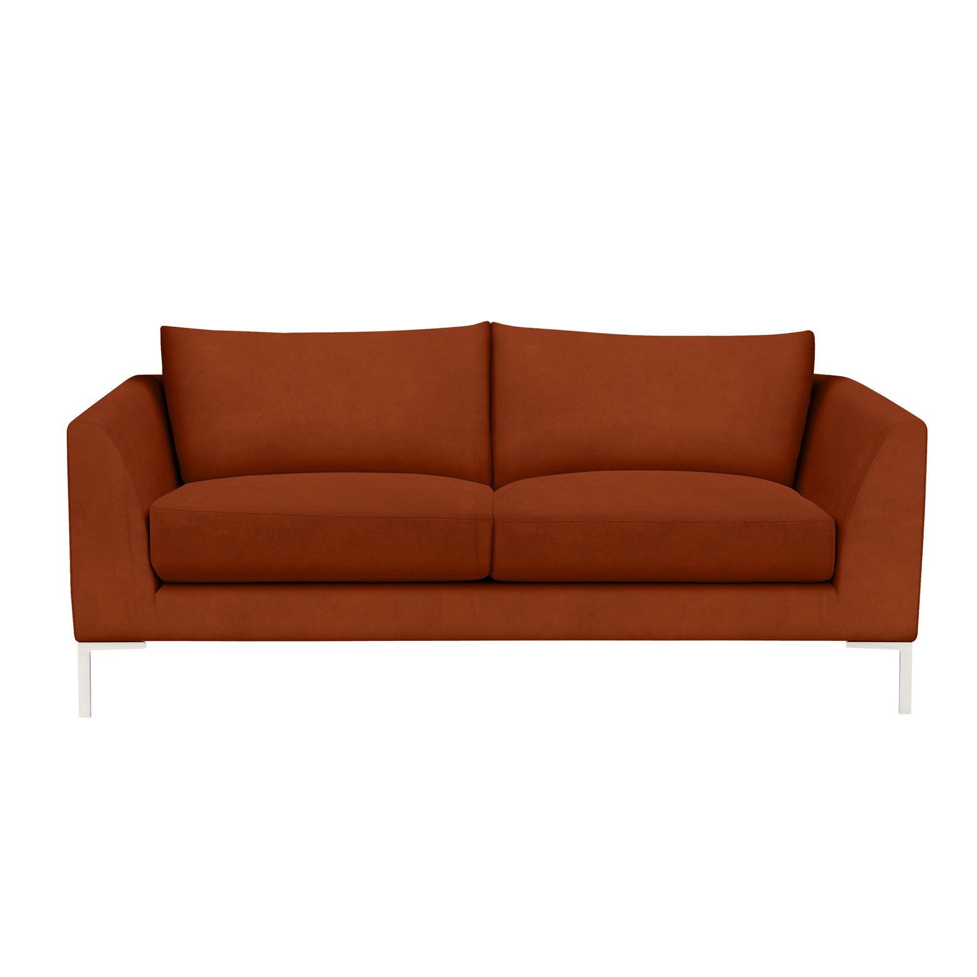 Belgrave Range, John Lewis Easy Clean Plush Velvet Fabric, Auburn, Price Band B