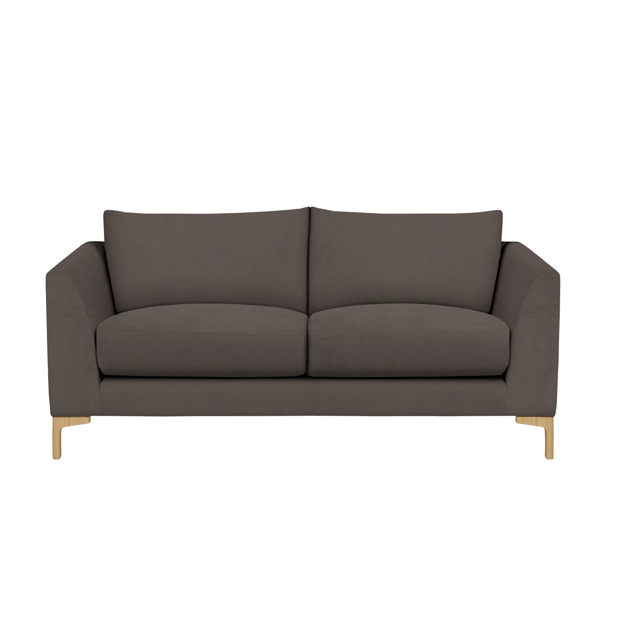 Belgrave Range, John Lewis Easy Clean Plush Velvet Fabric, Charcoal, Price Band B