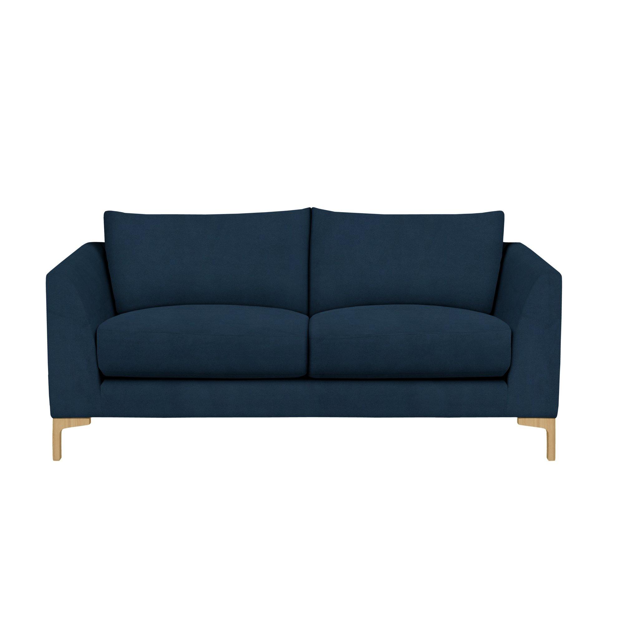 Belgrave Range, John Lewis Easy Clean Plush Velvet Fabric, Navy, Price Band B