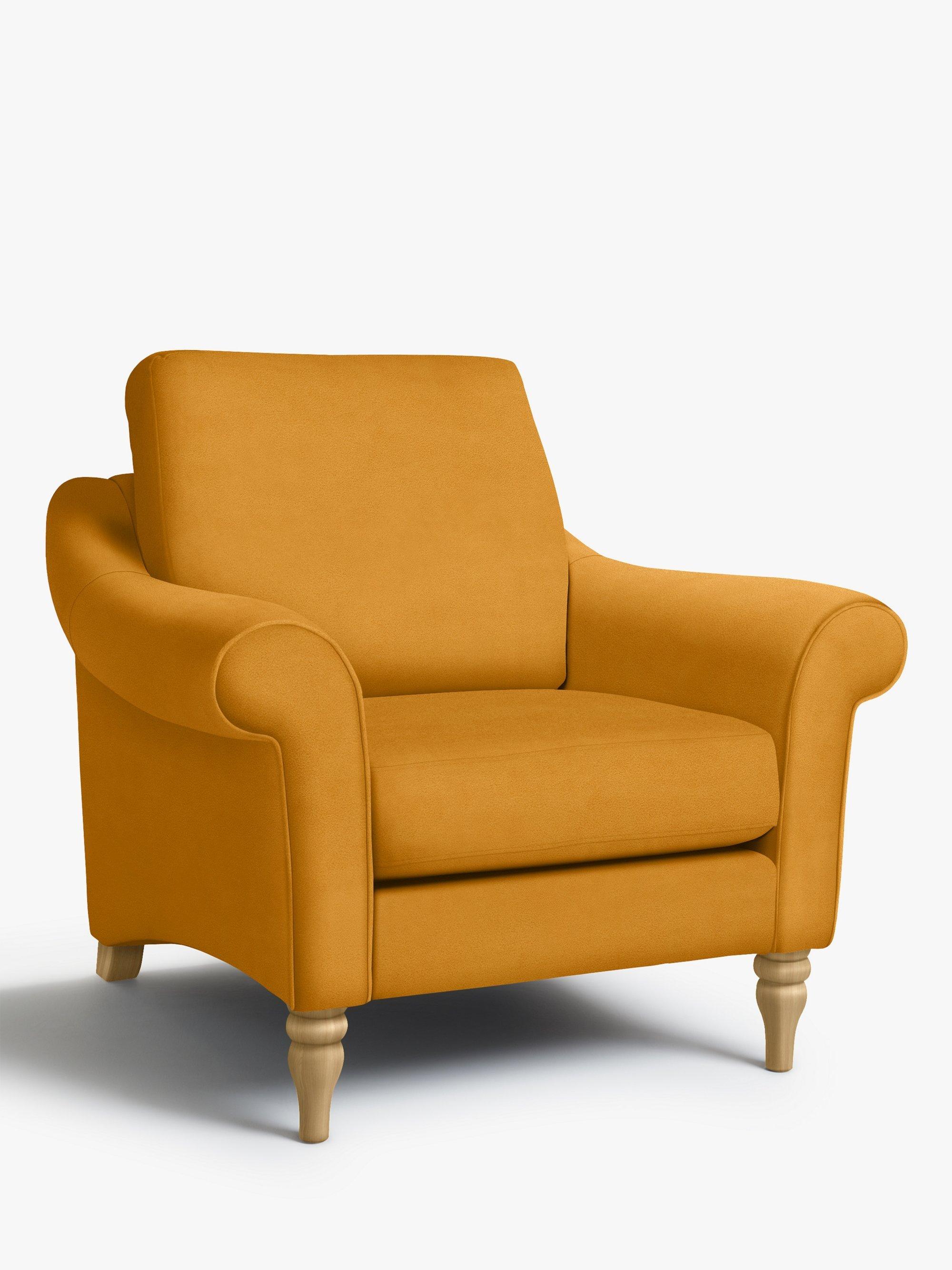 Camber Range, John Lewis Easy Clean Plush Velvet Fabric, Honey, Price Band B