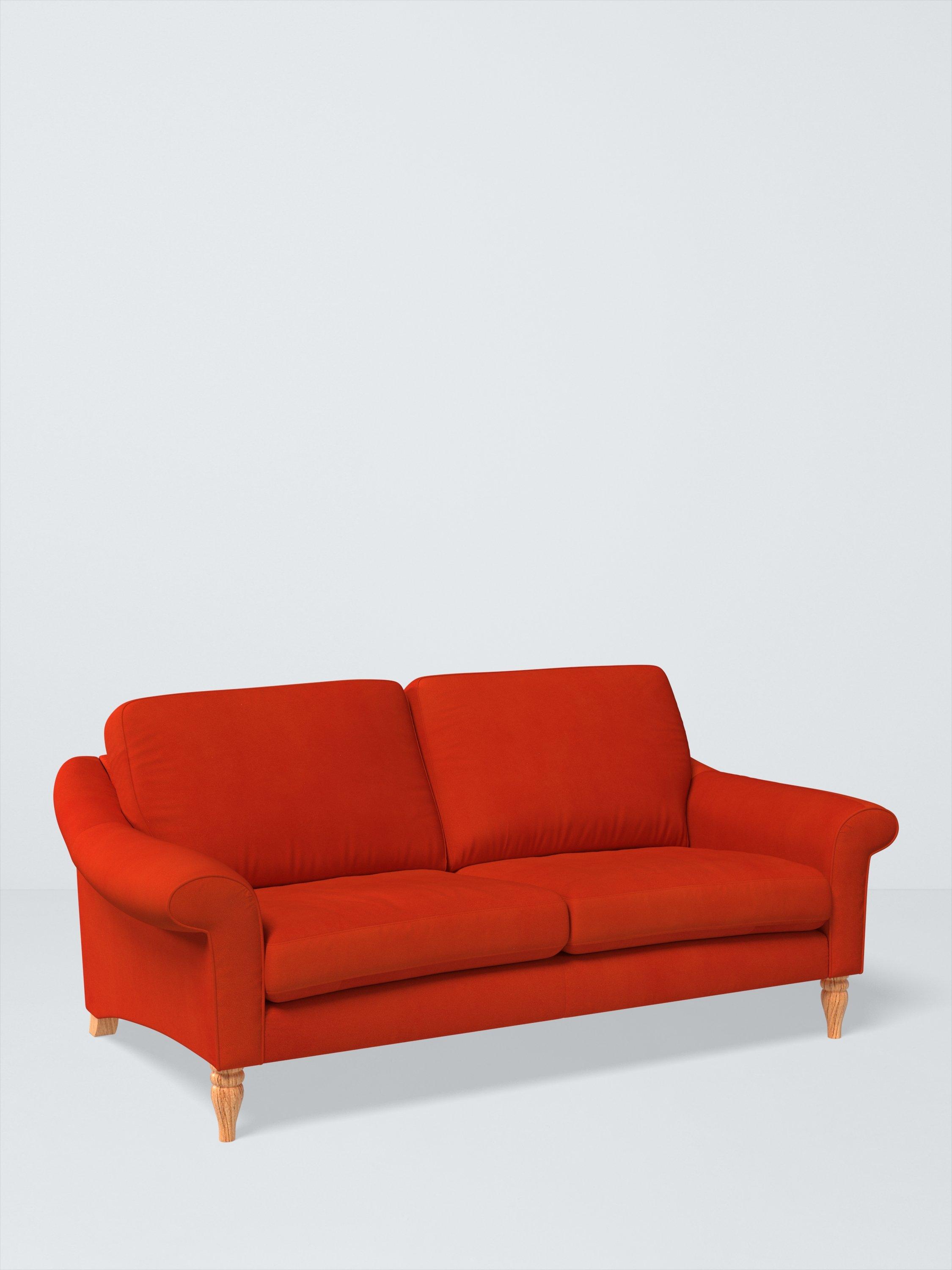 Camber Range, John Lewis Easy Clean Plush Velvet Fabric, Paprika, Price Band B