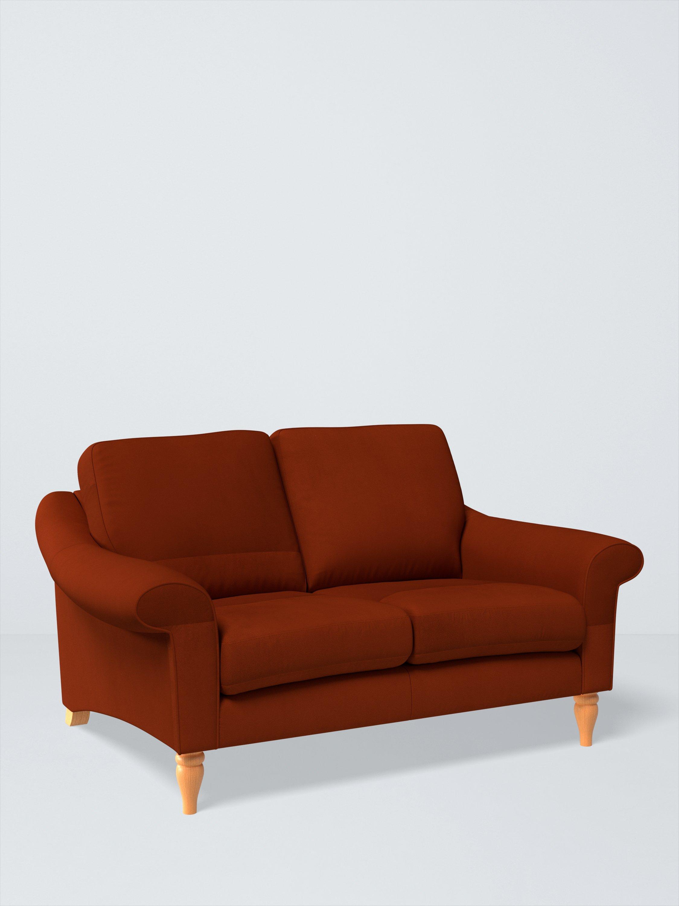 Camber Range, John Lewis Easy Clean Plush Velvet Fabric, Auburn, Price Band B