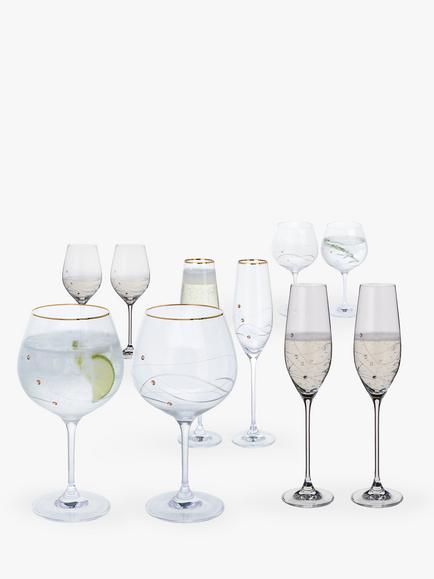 Dartington Crystal Glitz Glassware, Clear