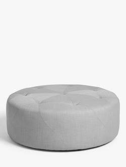 John Lewis Button Footstool, Large, 