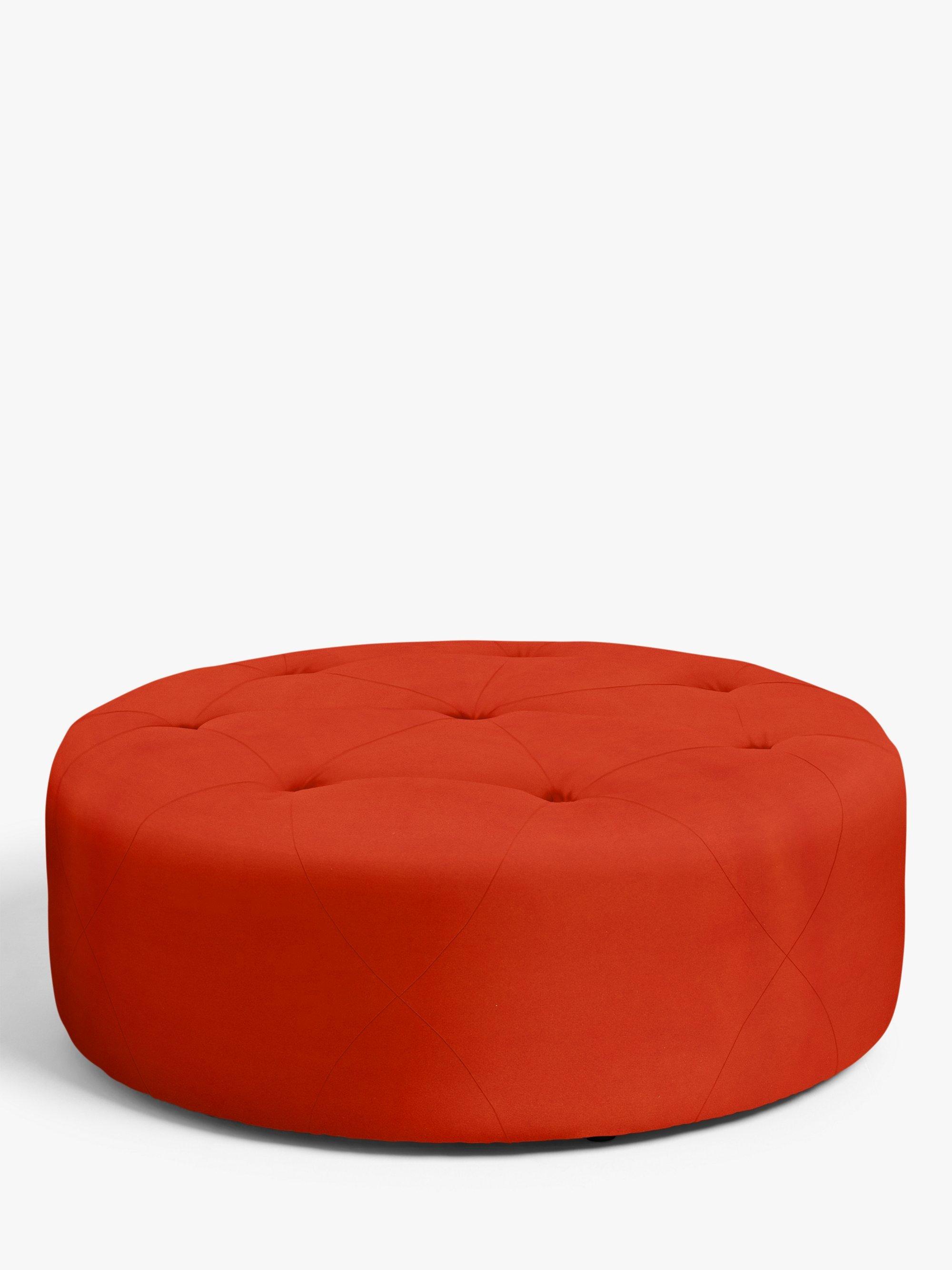 Button Range, John Lewis Easy Clean Plush Velvet Fabric, Paprika, Price Band B