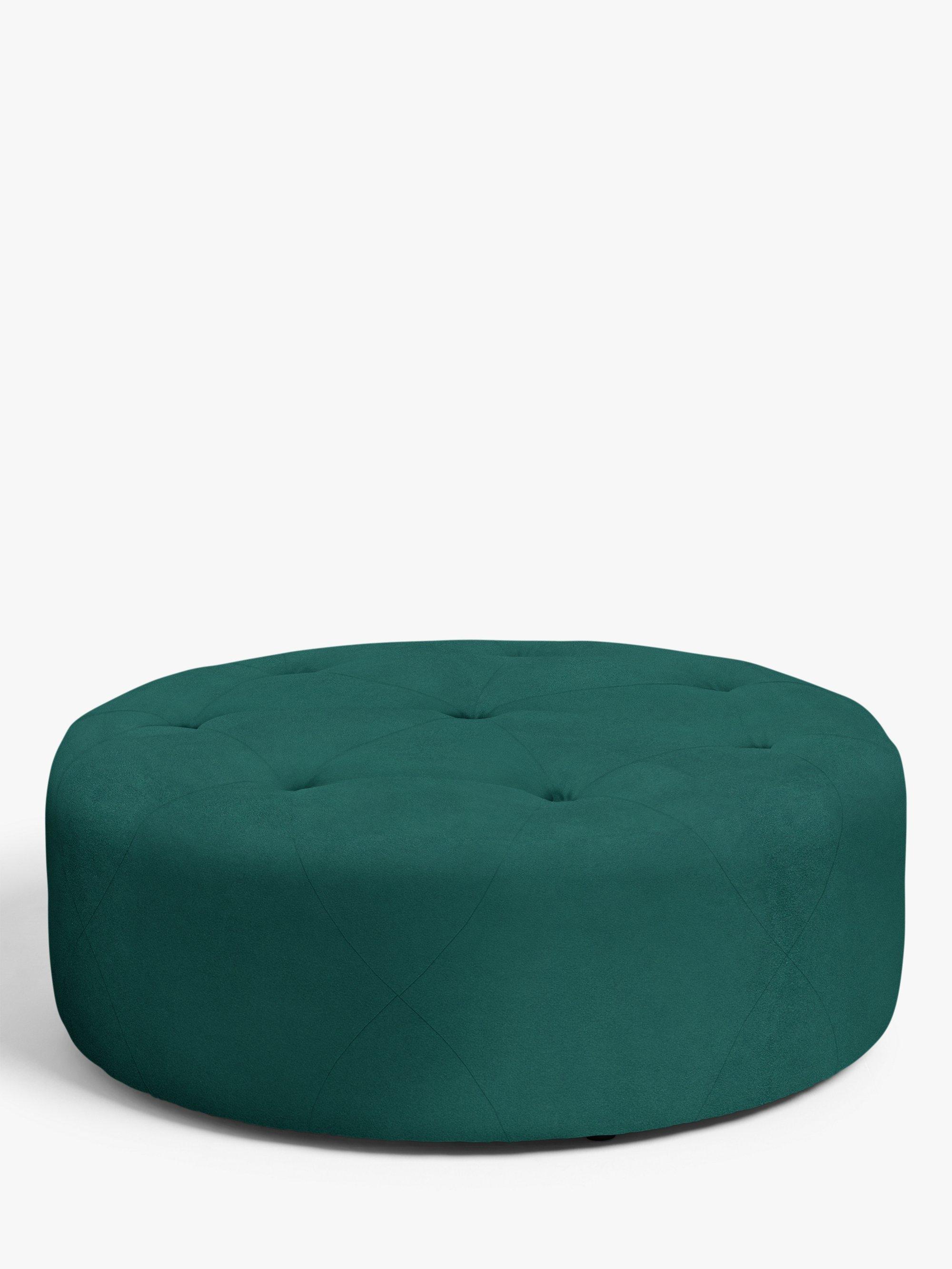 Button Range, John Lewis Easy Clean Plush Velvet Fabric, Teal, Price Band B