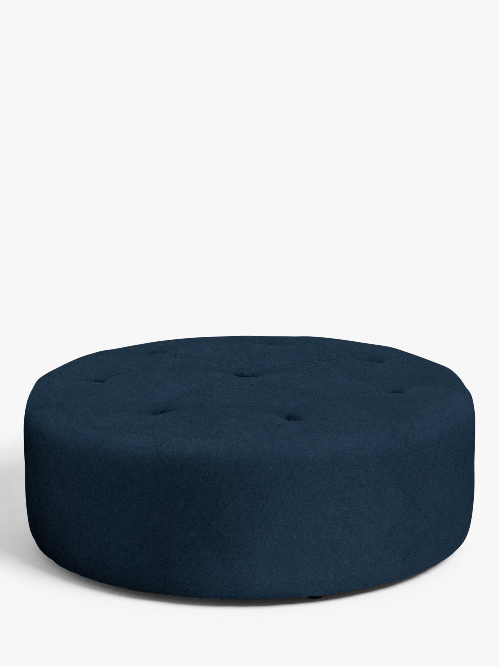 Button Range, John Lewis Easy Clean Plush Velvet Fabric, Navy, Price Band B