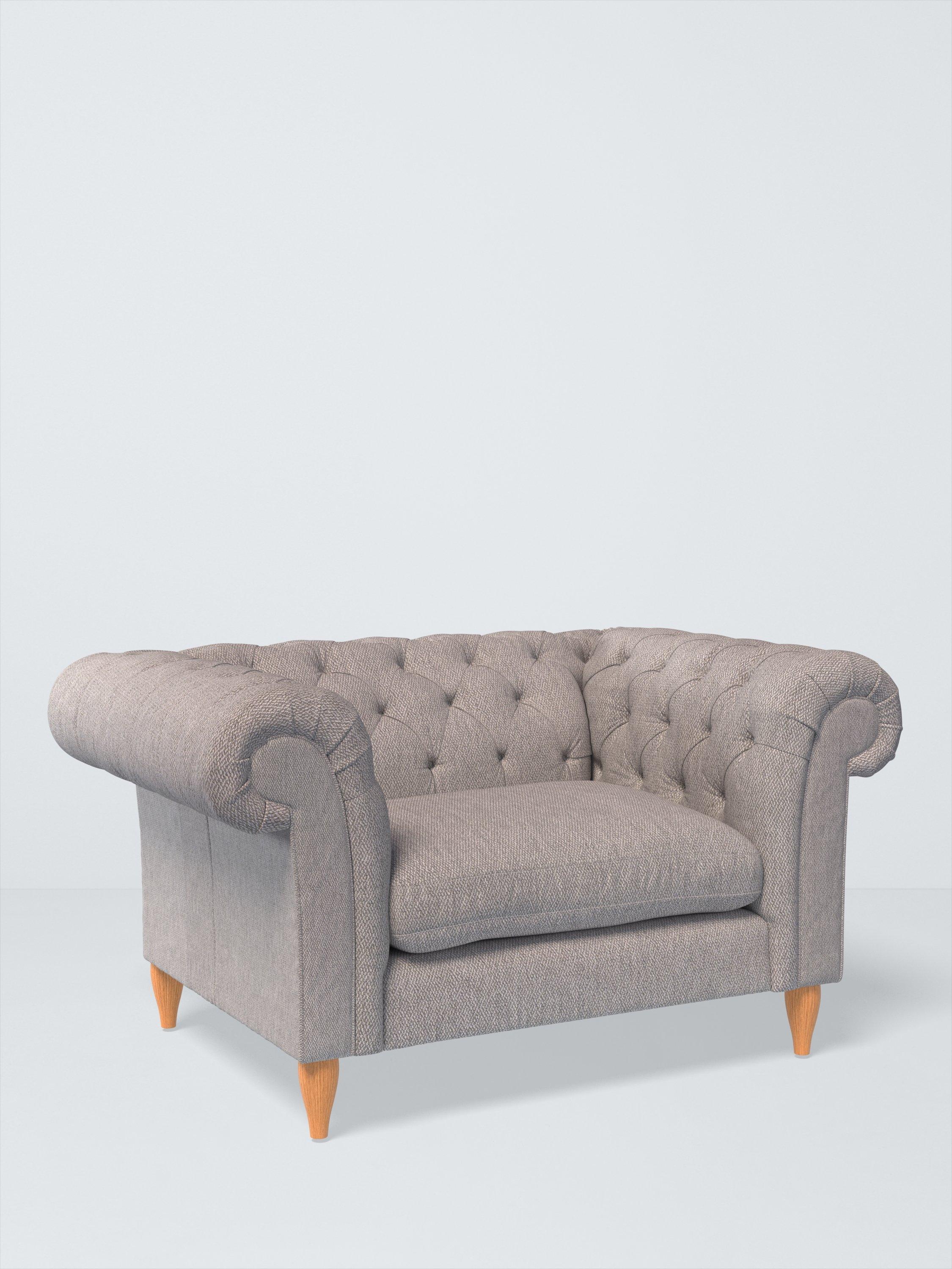 Cromwell Range, John Lewis Twisted Boucle Fabric, Silver Grey, Price Band D